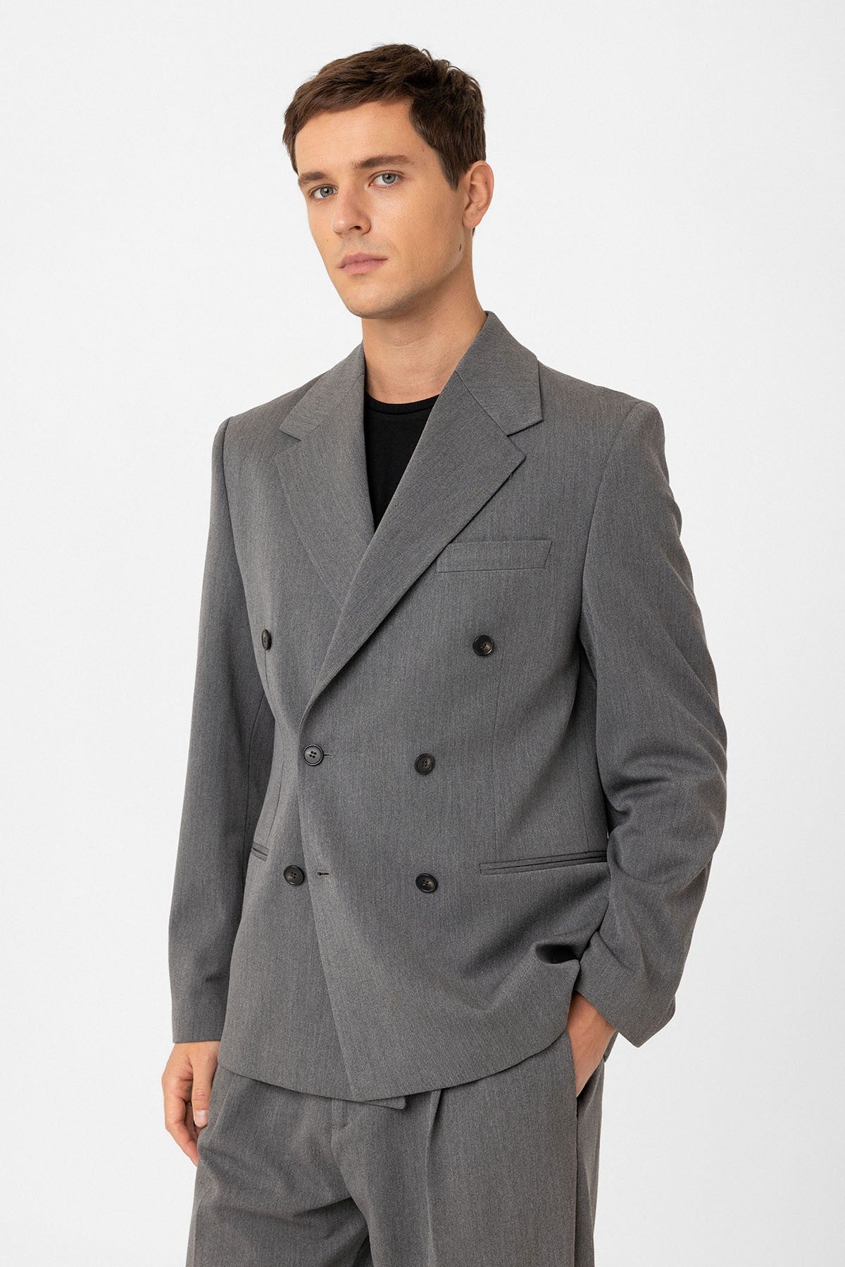Antioch Relax Fit Double-Breasted Men's Blazer