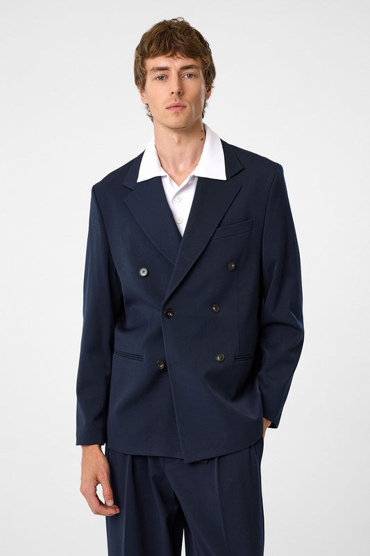 Antioch Relax Fit Double-Breasted Men's Blazer