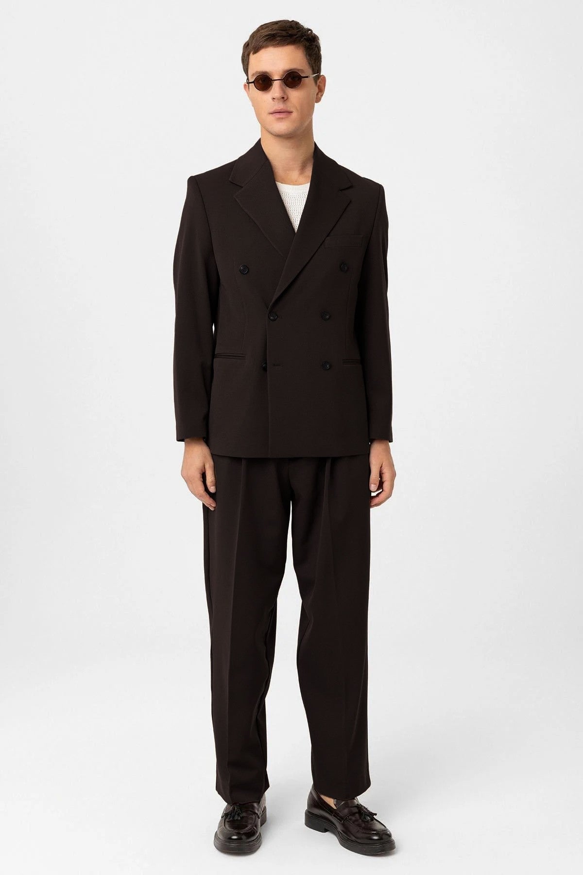 Antioch Relax Fit Double-Breasted Men's Blazer