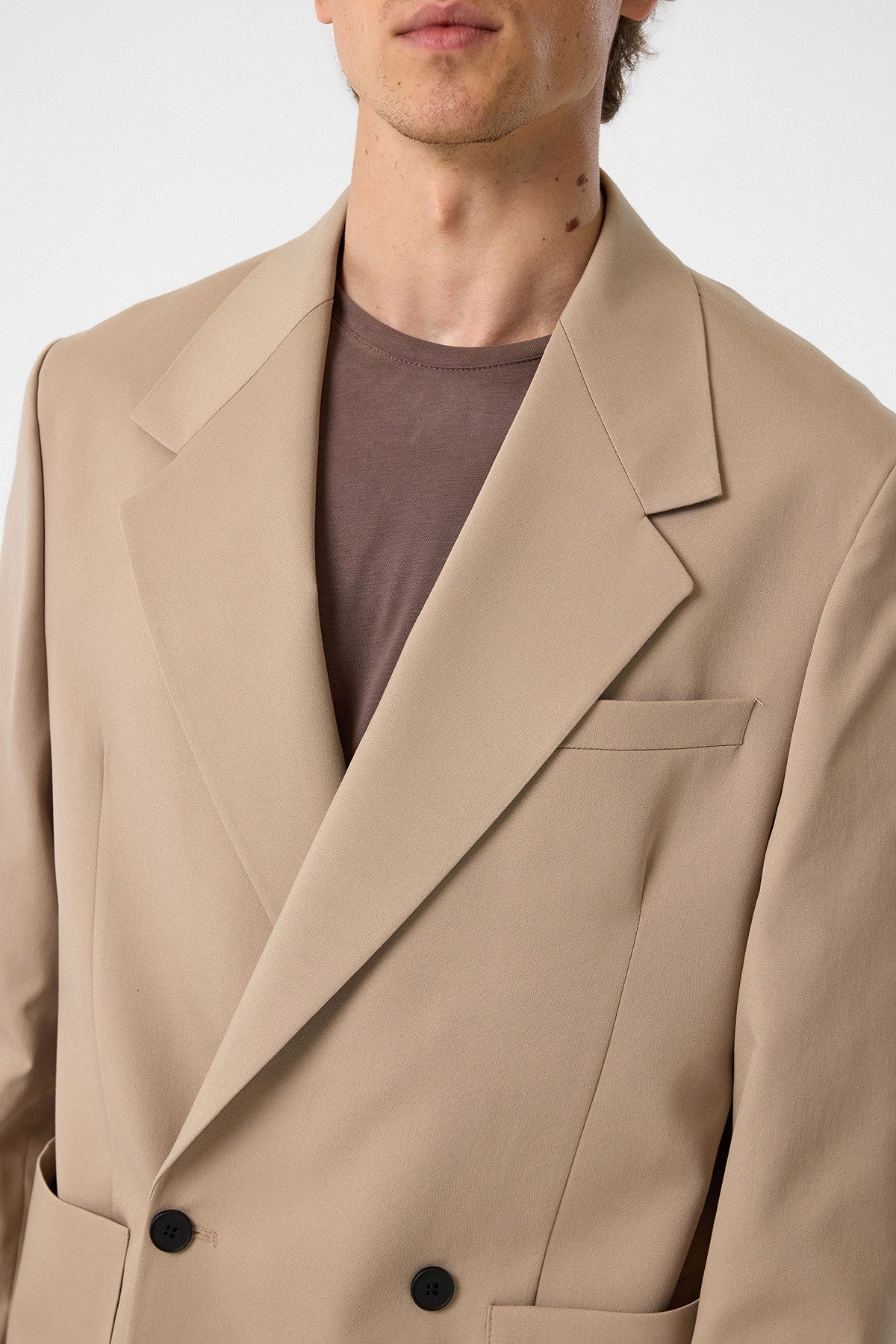 Antioch Relax Fit Double-Breasted Men's Technical Blazer Jacket