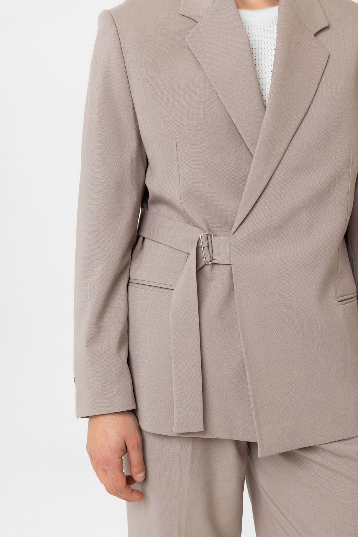 Antioch Belted Relaxed-Fit Men's Blazer Jacket