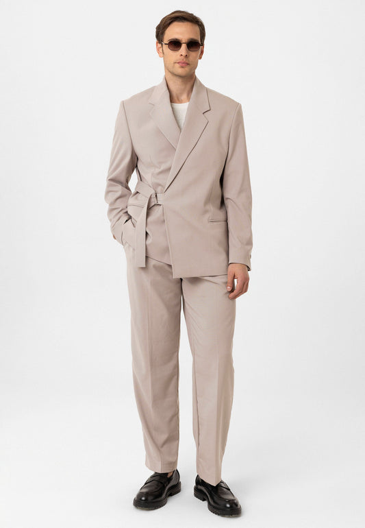 Antioch Belted Relaxed-Fit Men's Blazer Jacket