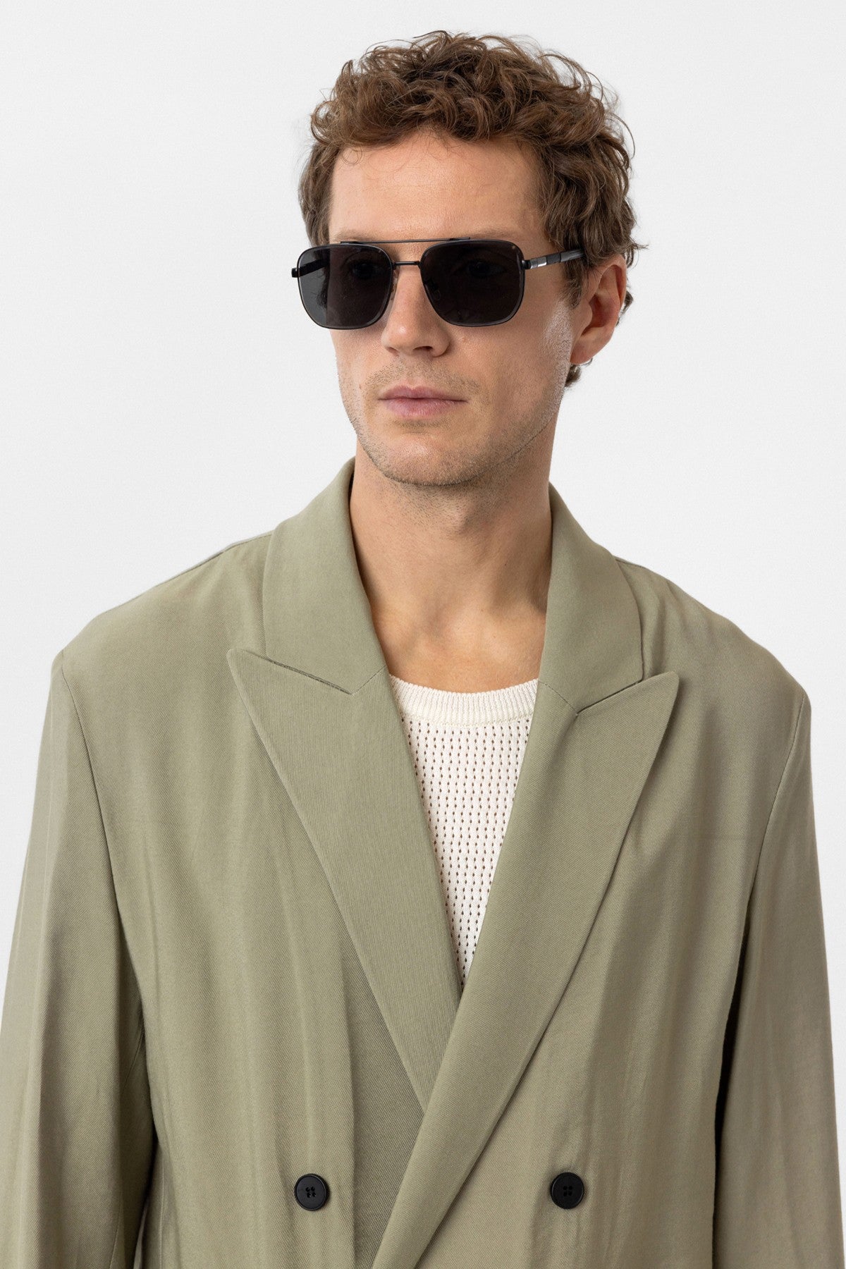 Antioch Relax Fit Diagonal-Striped Slim-Fit Men's Blazer