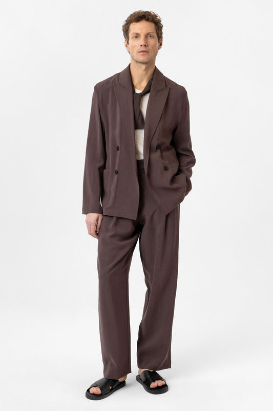 Antioch Relax Fit Diagonal-Striped Slim-Fit Men's Blazer