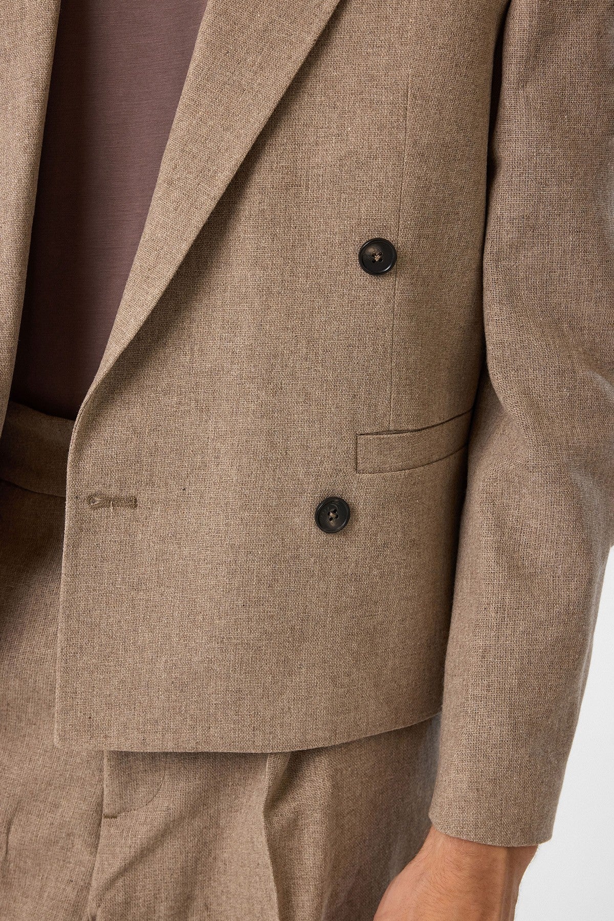 Antioch Relax Fit Double-Breasted Crop Men's Blazer Jacket