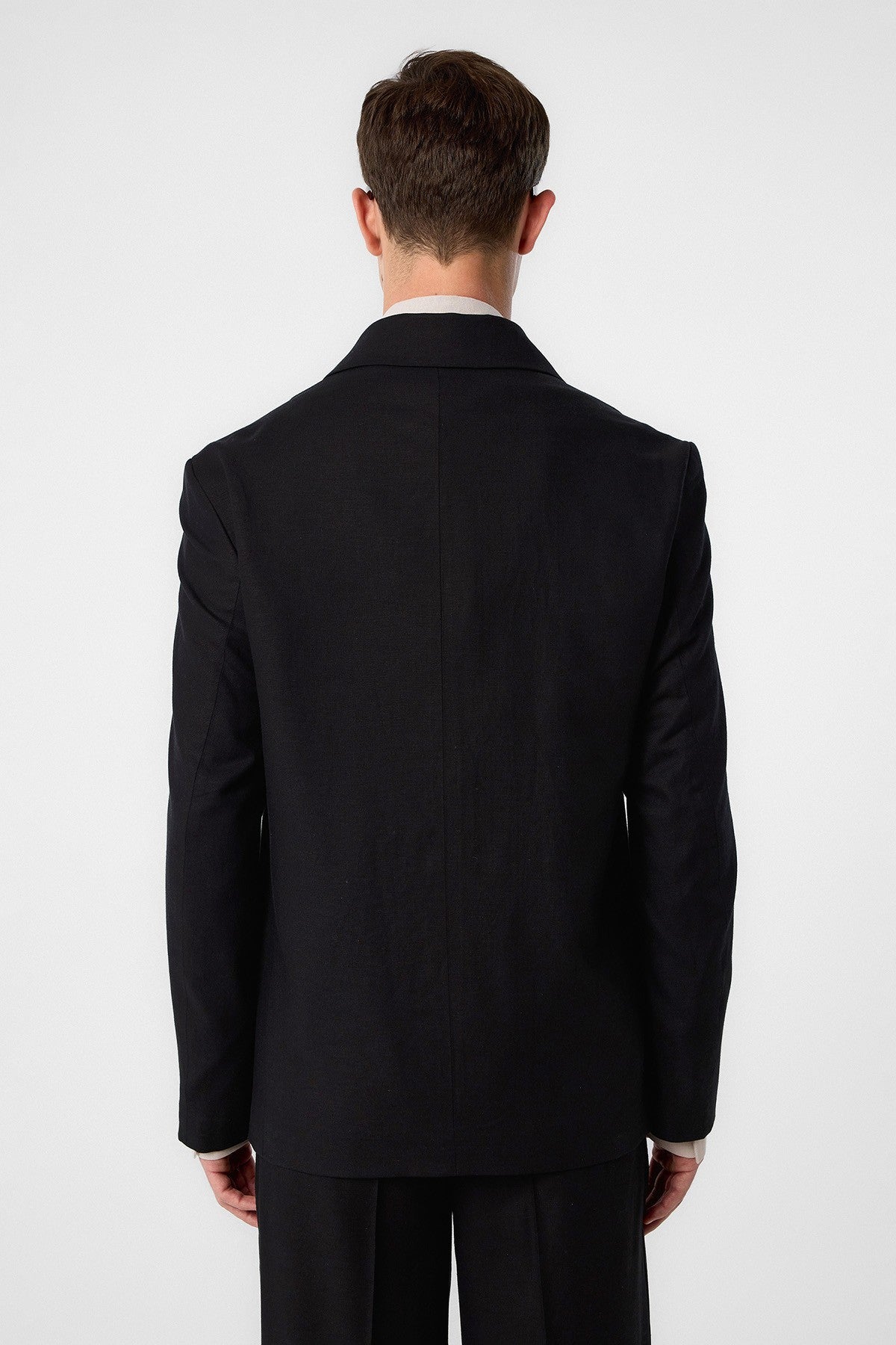 Relax Fit Men's Blazer Jacket in a Linen Blend