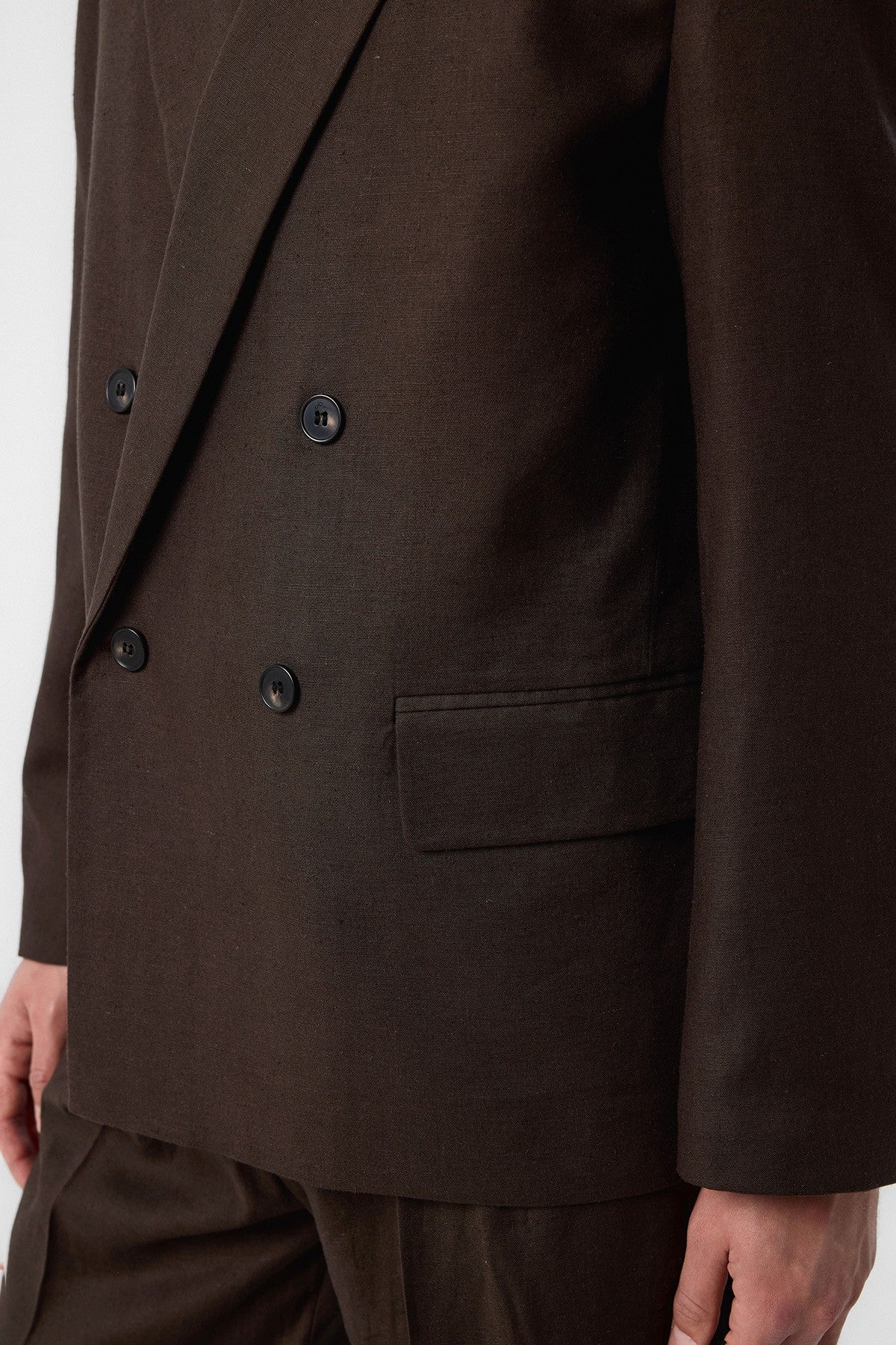 Relax Fit Men's Blazer Jacket in a Linen Blend