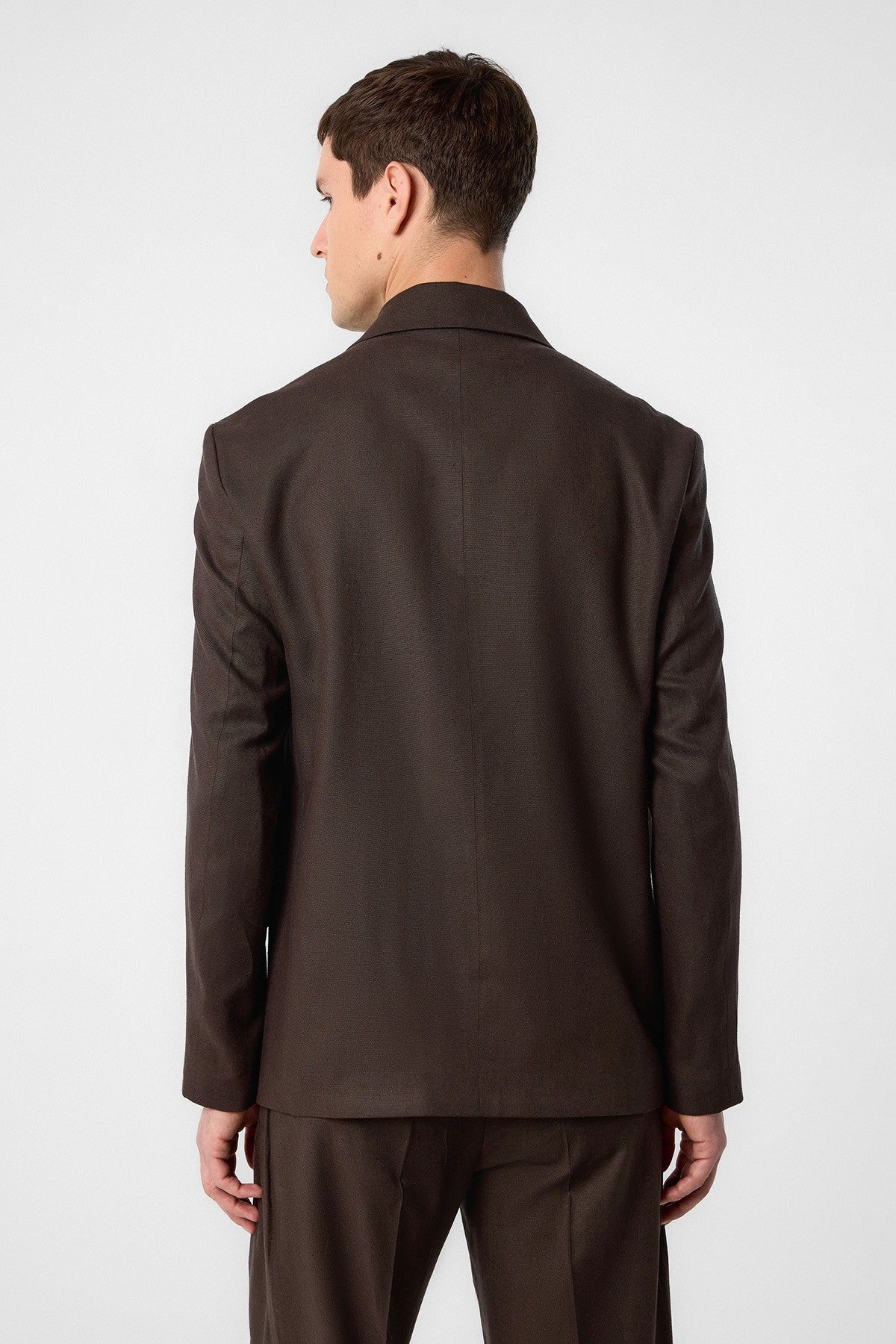 Relax Fit Men's Blazer Jacket in a Linen Blend