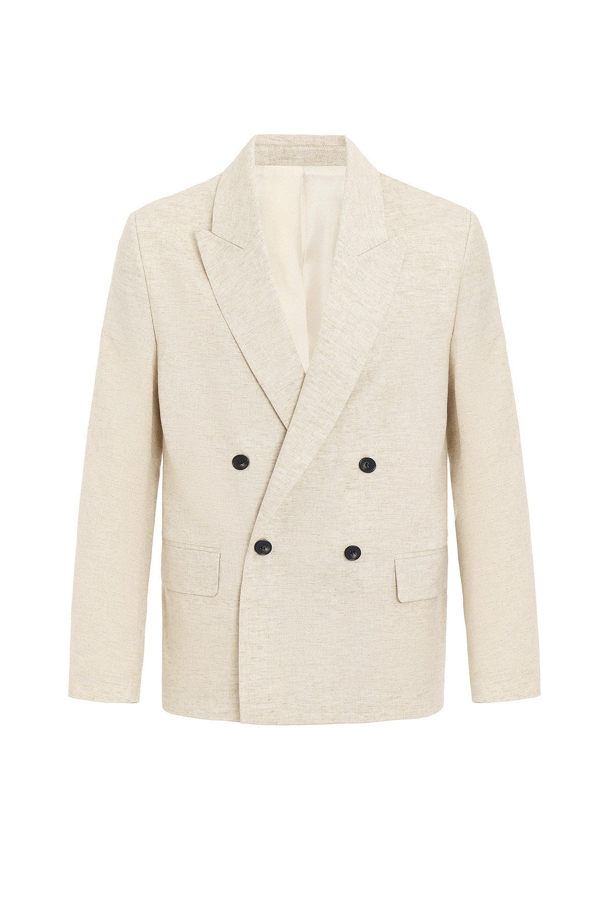 Relax Fit Men's Blazer Jacket in a Linen Blend