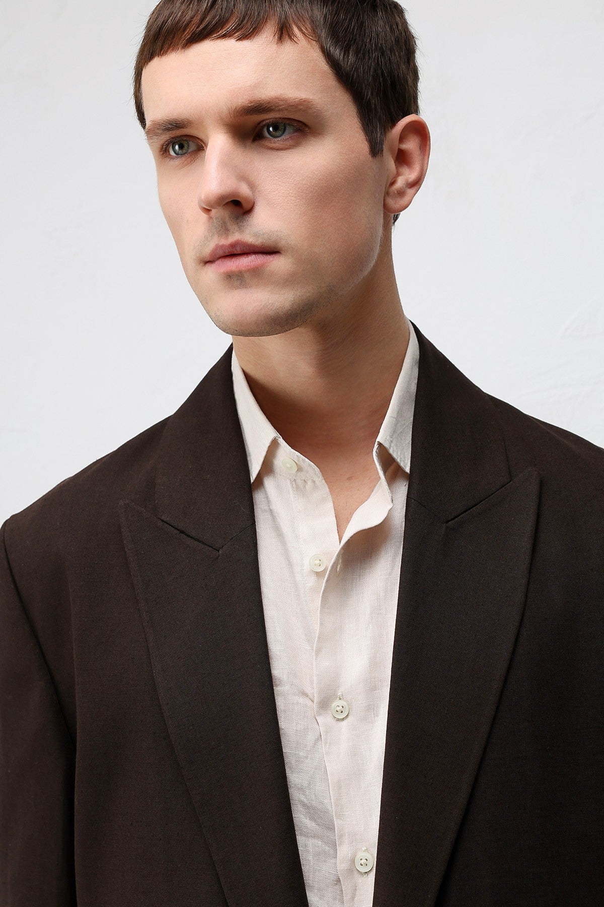 Relax Fit Men's Blazer Jacket in a Linen Blend