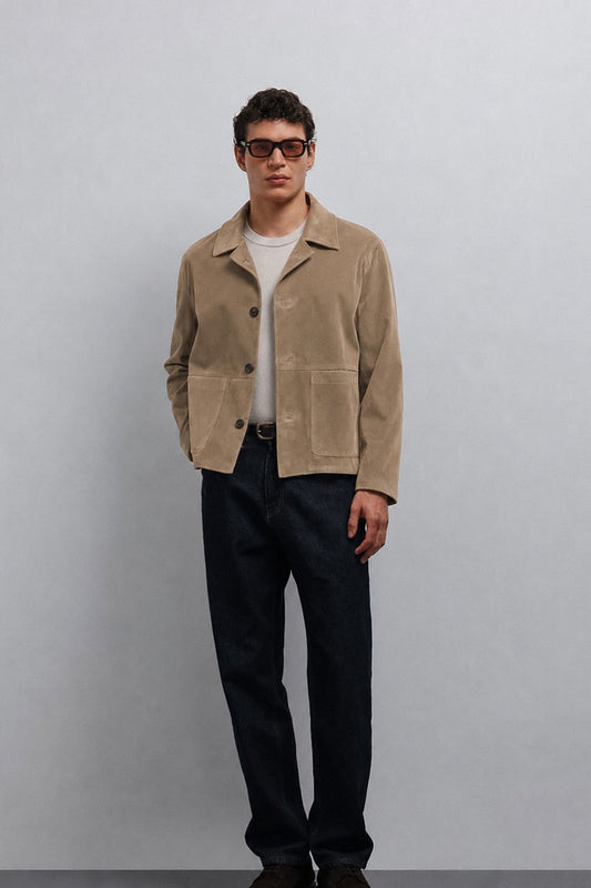 Men's Classic Suede Jacket