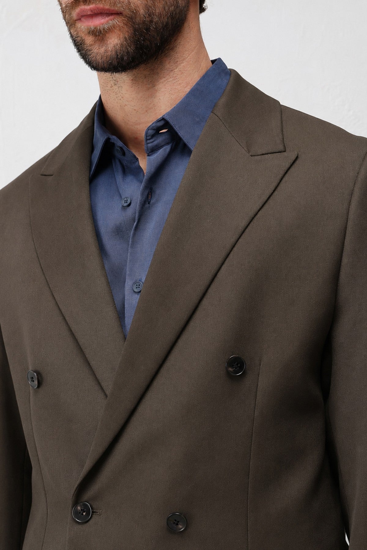 Relax Fit Double-Breasted Men's Blazer