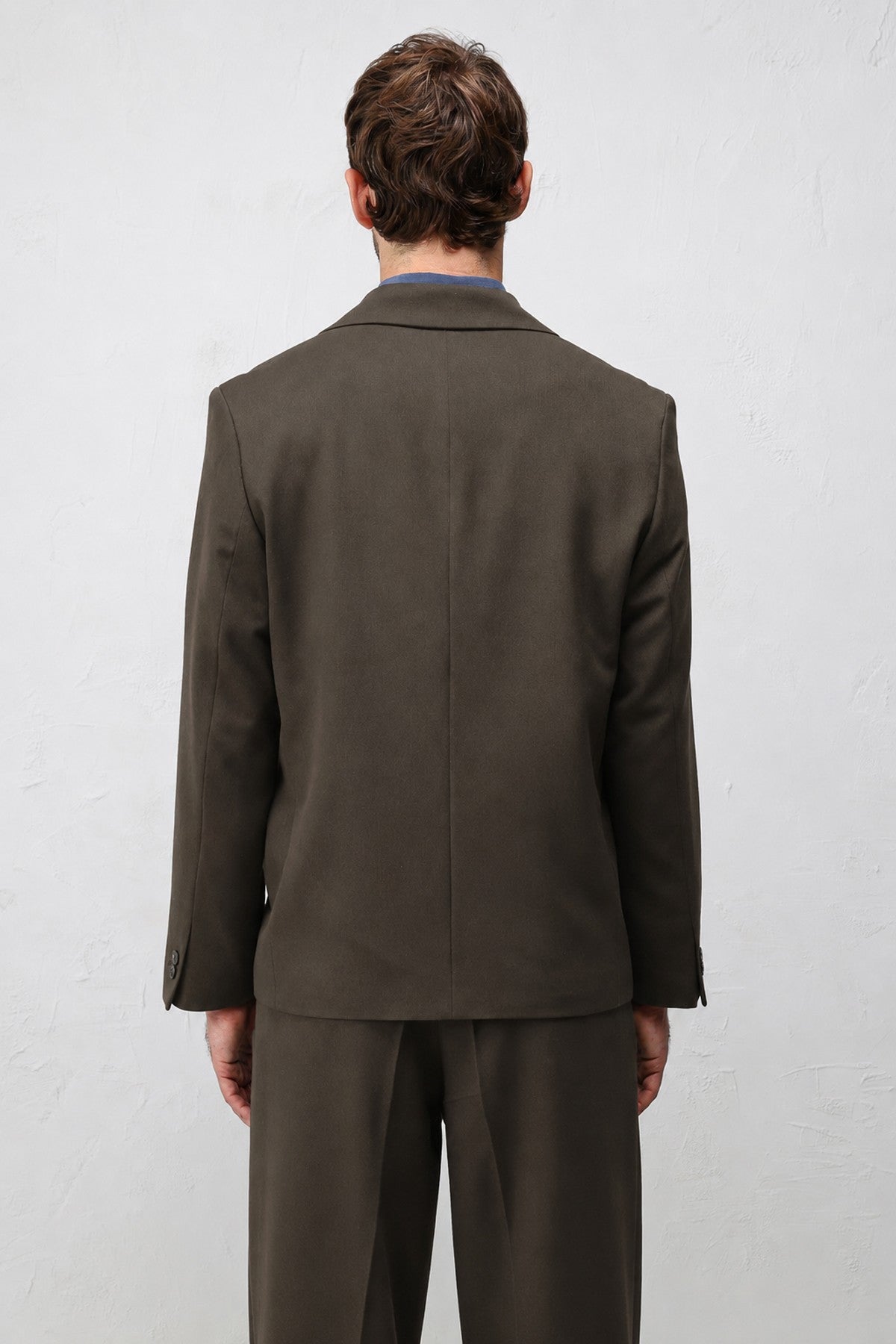 Relax Fit Double-Breasted Men's Blazer