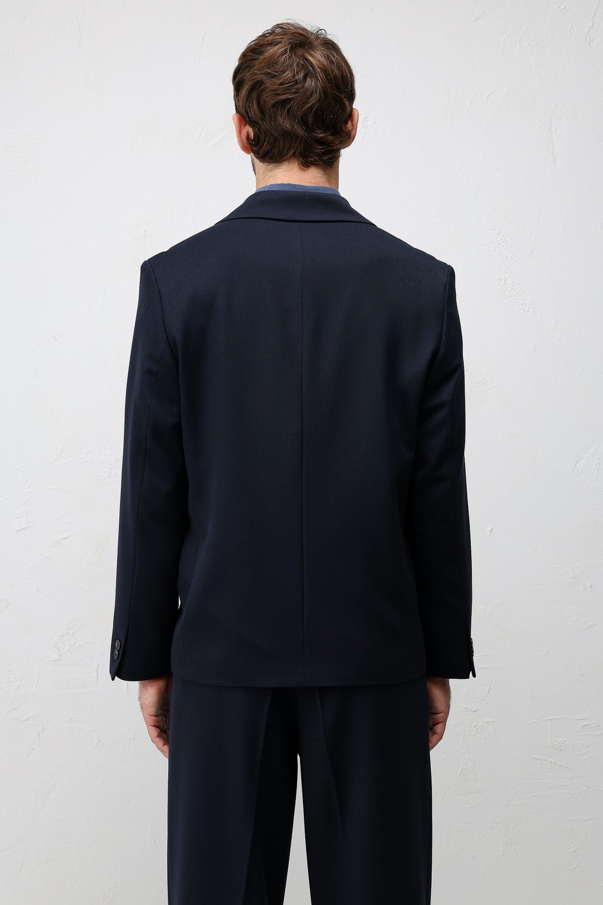 Relax Fit Double-Breasted Men's Blazer