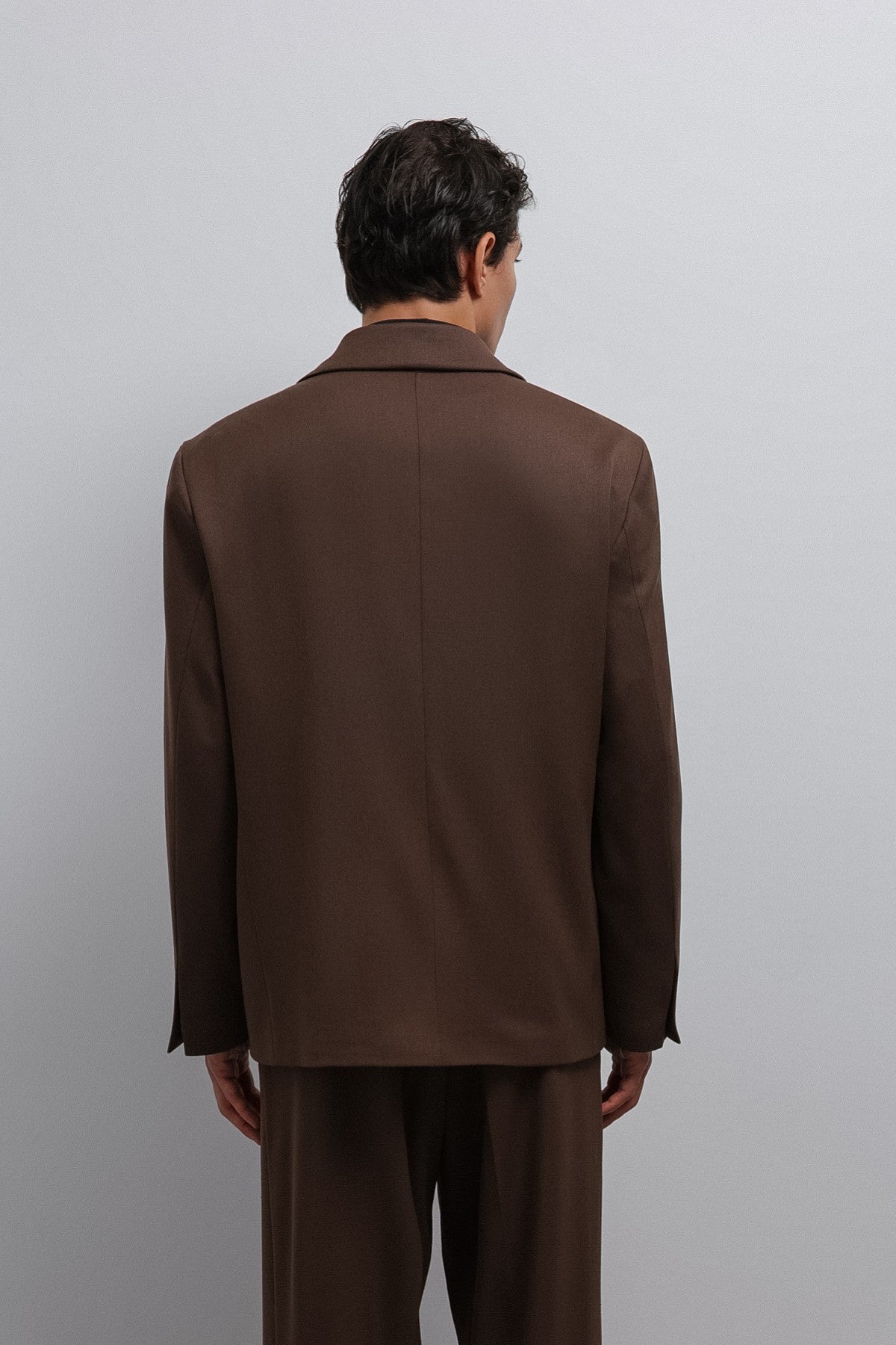 Relax Fit Double-Breasted Men's Blazer