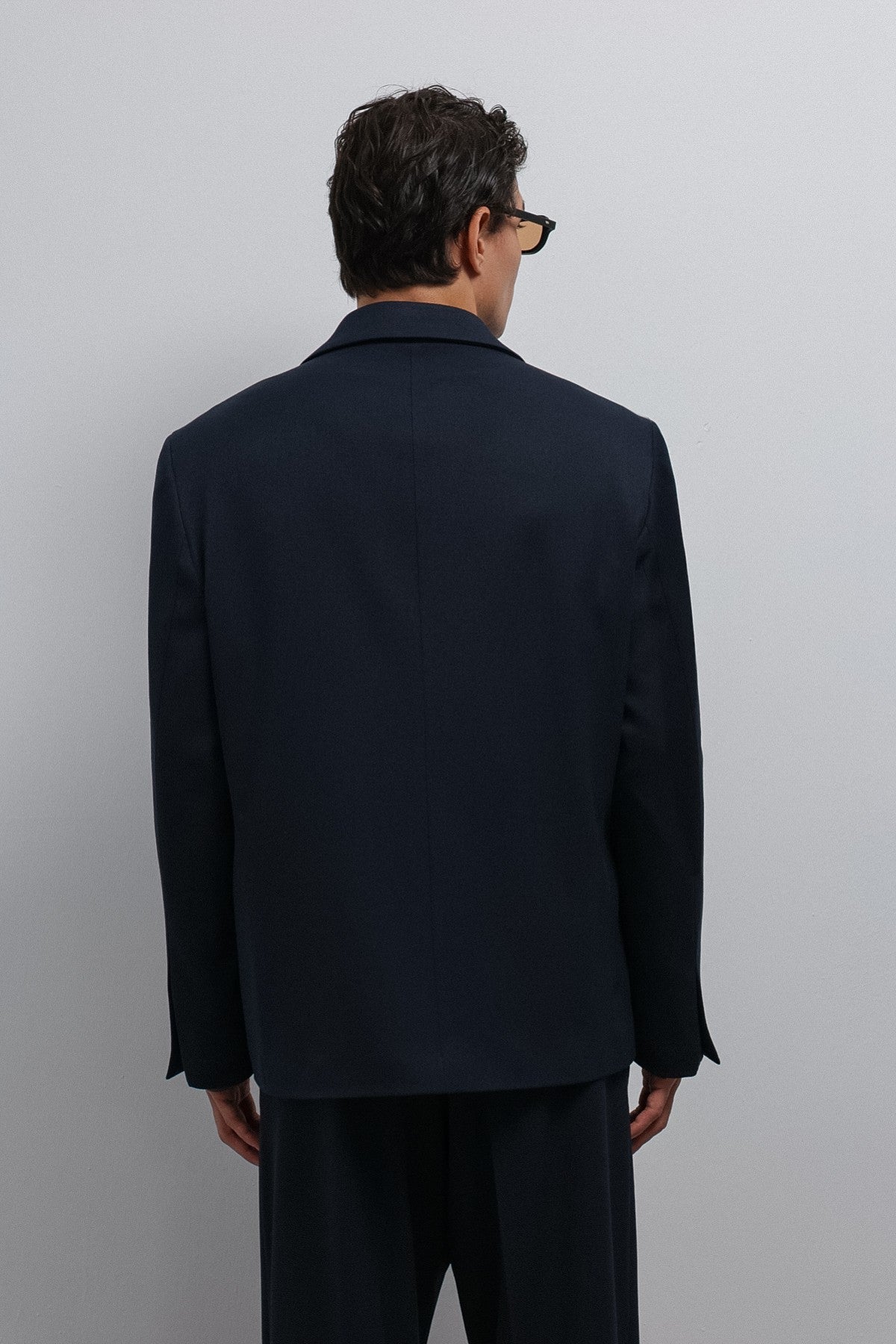 Relax Fit Double-Breasted Men's Blazer