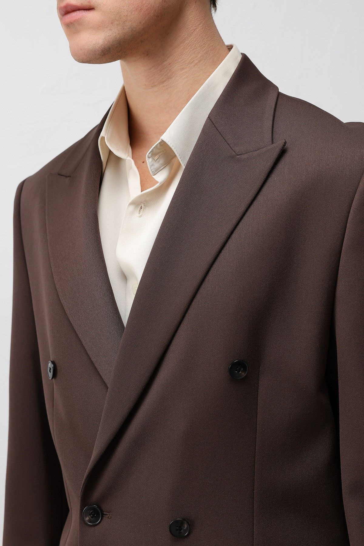 Relax Fit Double-Breasted Men's Blazer