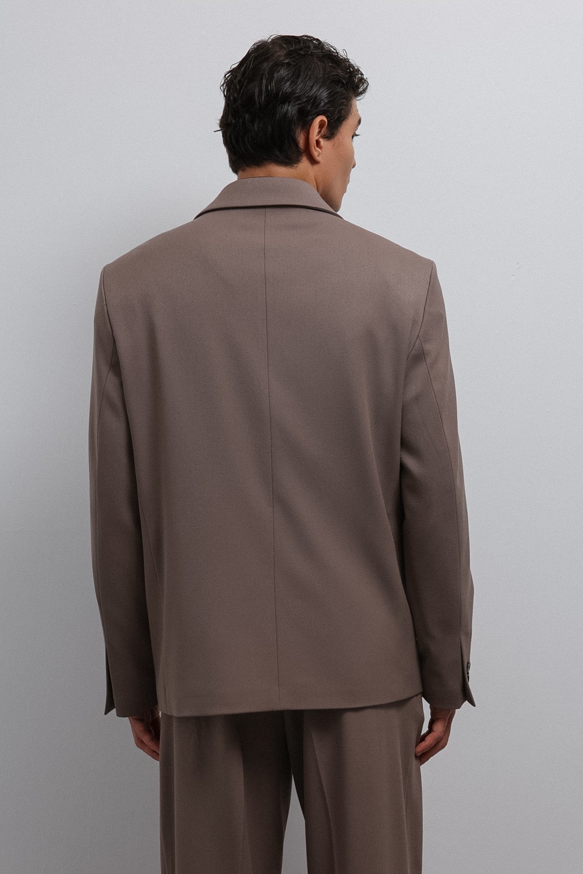 Relax Fit Double-Breasted Men's Blazer
