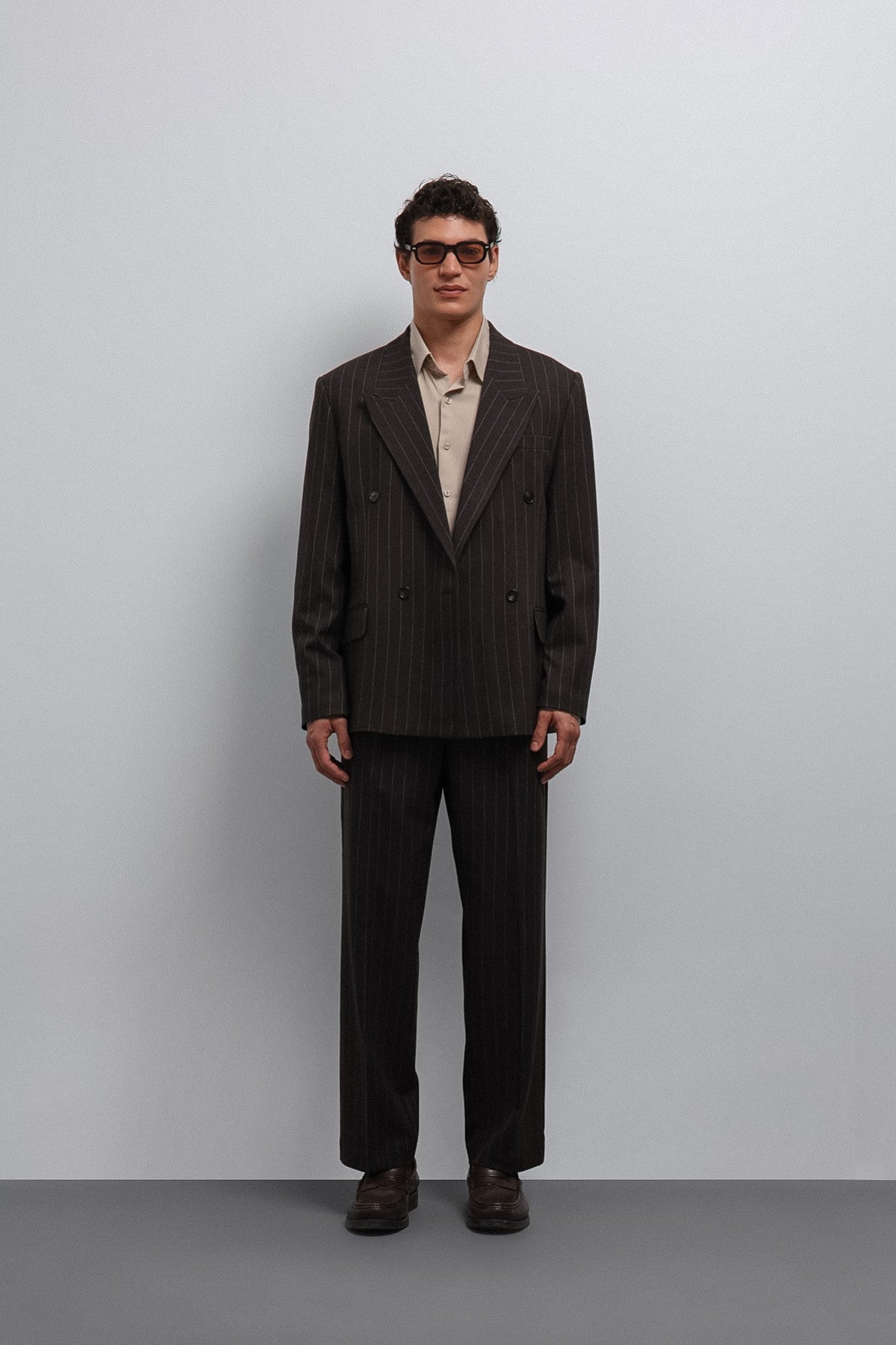 Antioch Striped Double-Breasted Men's Blazer