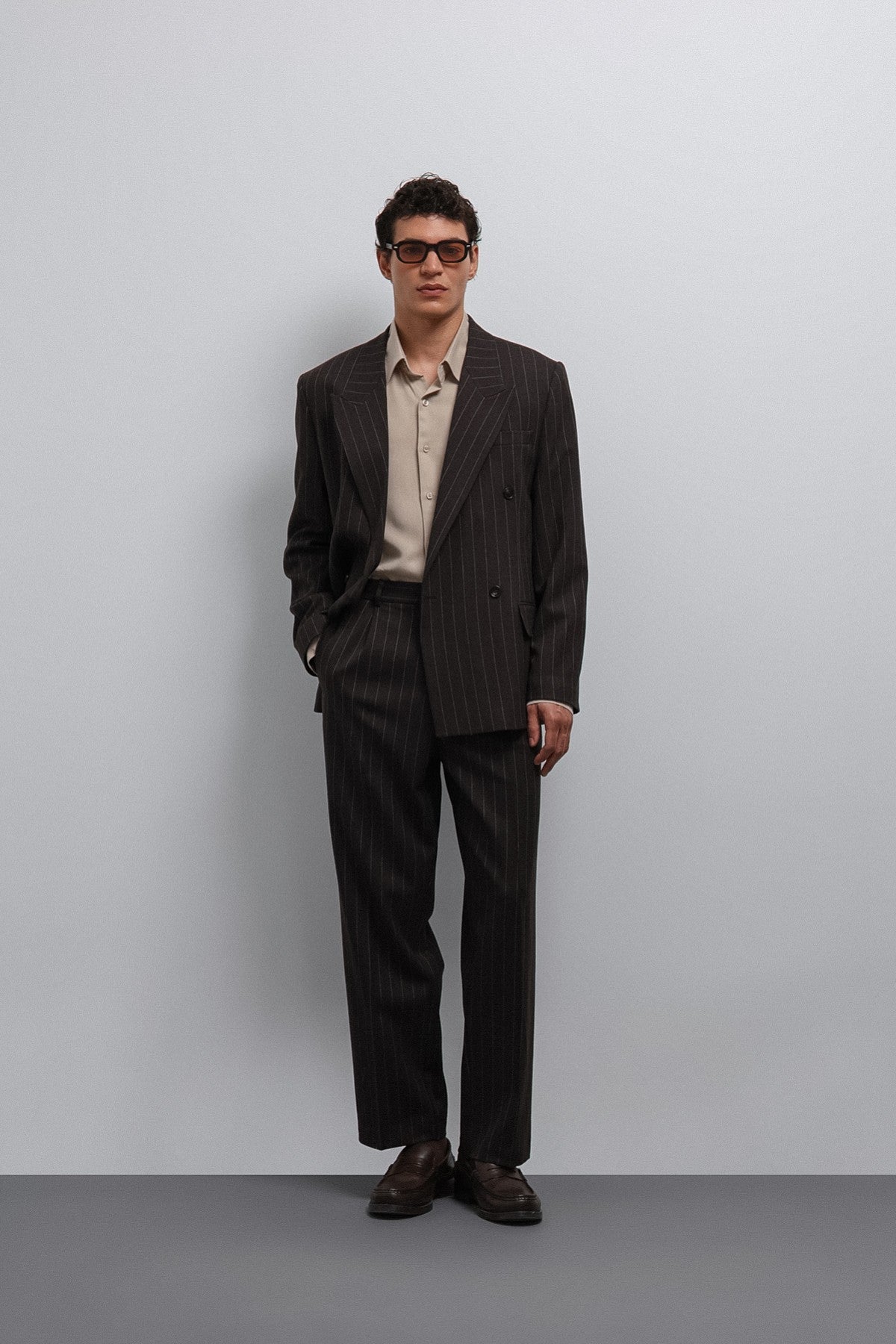 Antioch Striped Double-Breasted Men's Blazer