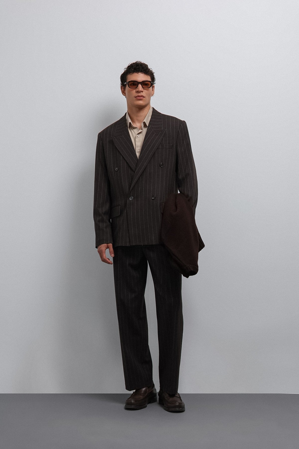 Antioch Striped Double-Breasted Men's Blazer
