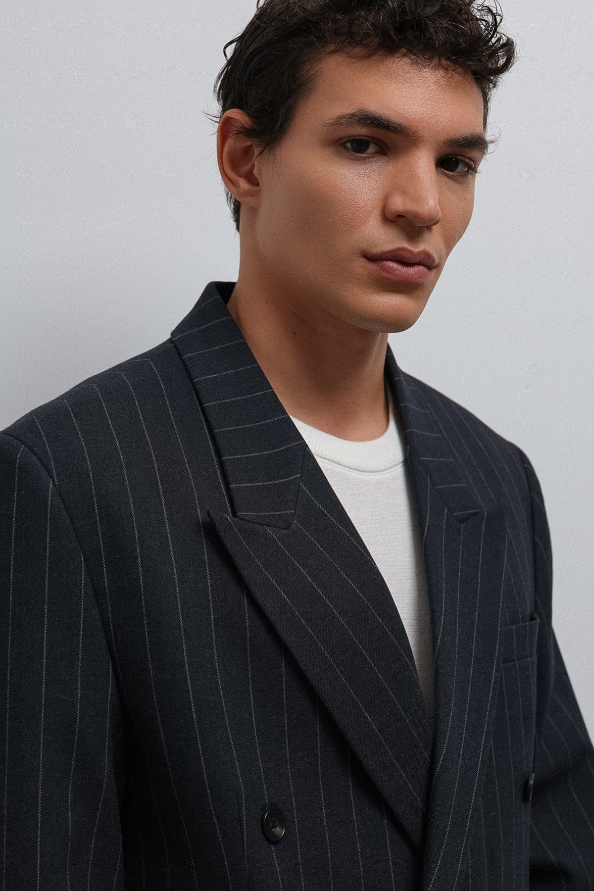 Antioch Striped Double-Breasted Men's Blazer
