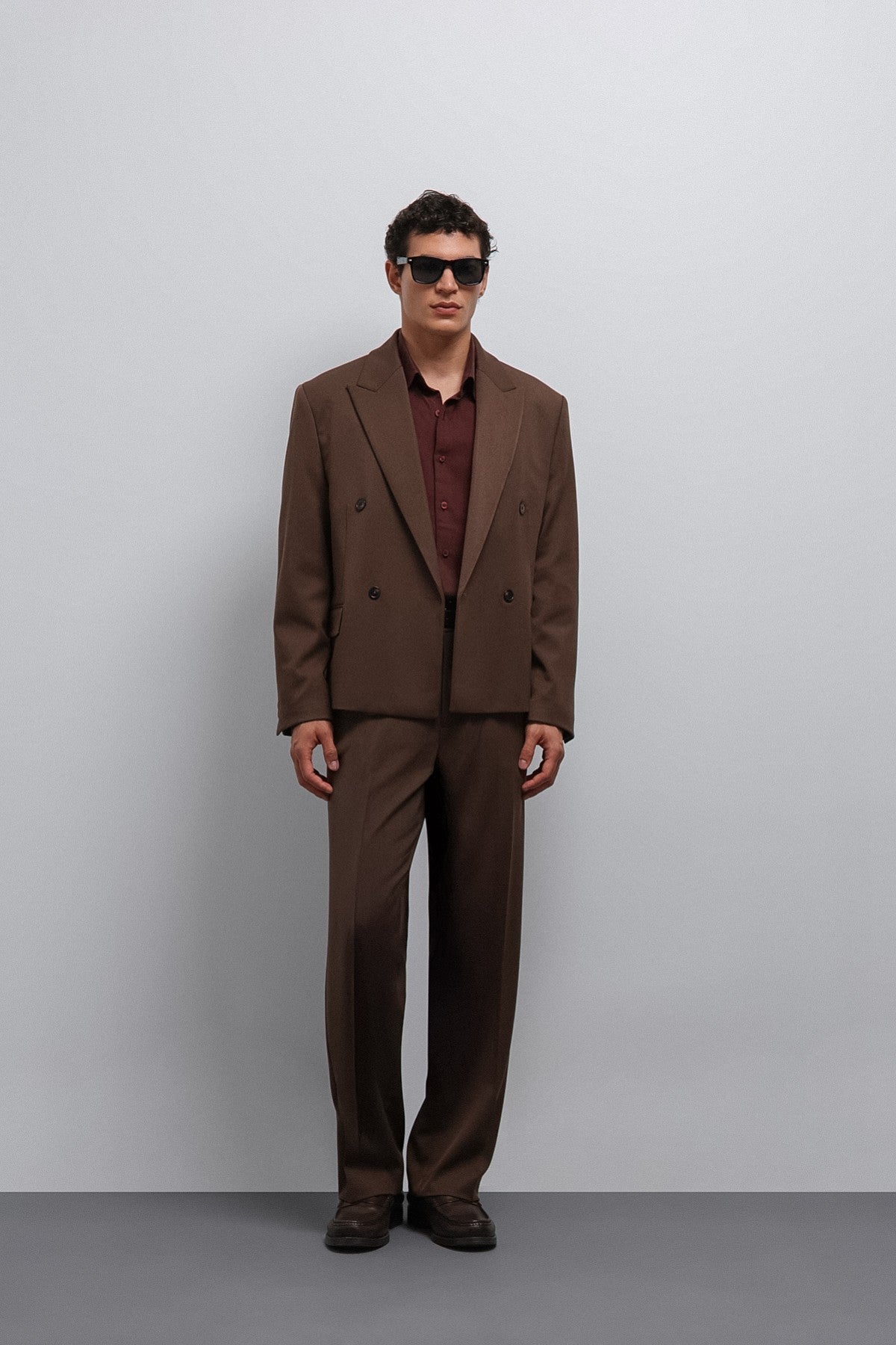 Antioch Kruvaze Relax Crop-Fit Blazer Jacket