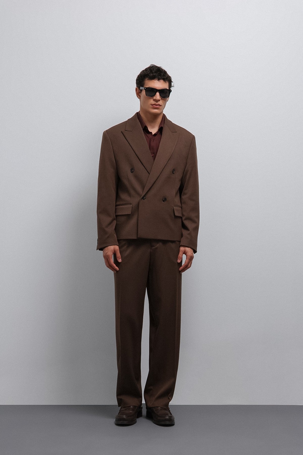 Antioch Kruvaze Relax Crop-Fit Blazer Jacket