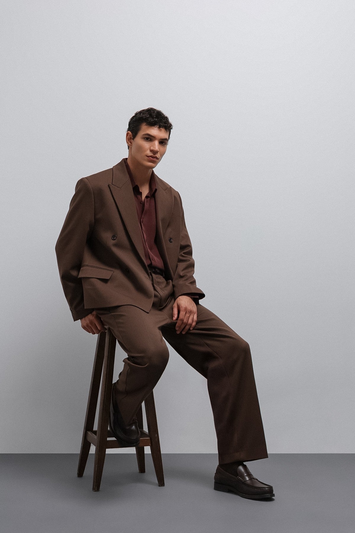 Antioch Kruvaze Relax Crop-Fit Blazer Jacket