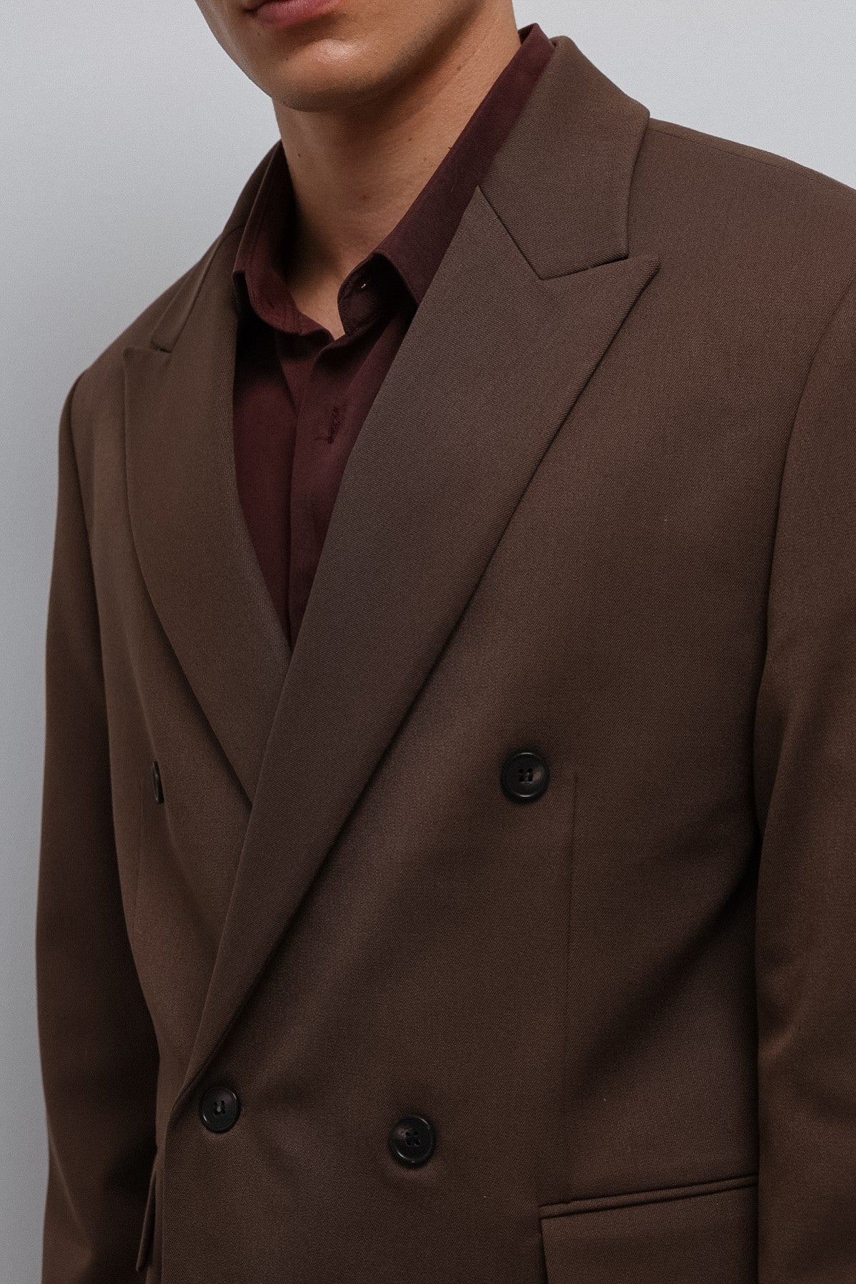 Antioch Kruvaze Relax Crop-Fit Blazer Jacket