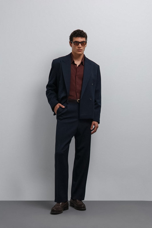 Antioch Kruvaze Relax Crop-Fit Blazer Jacket