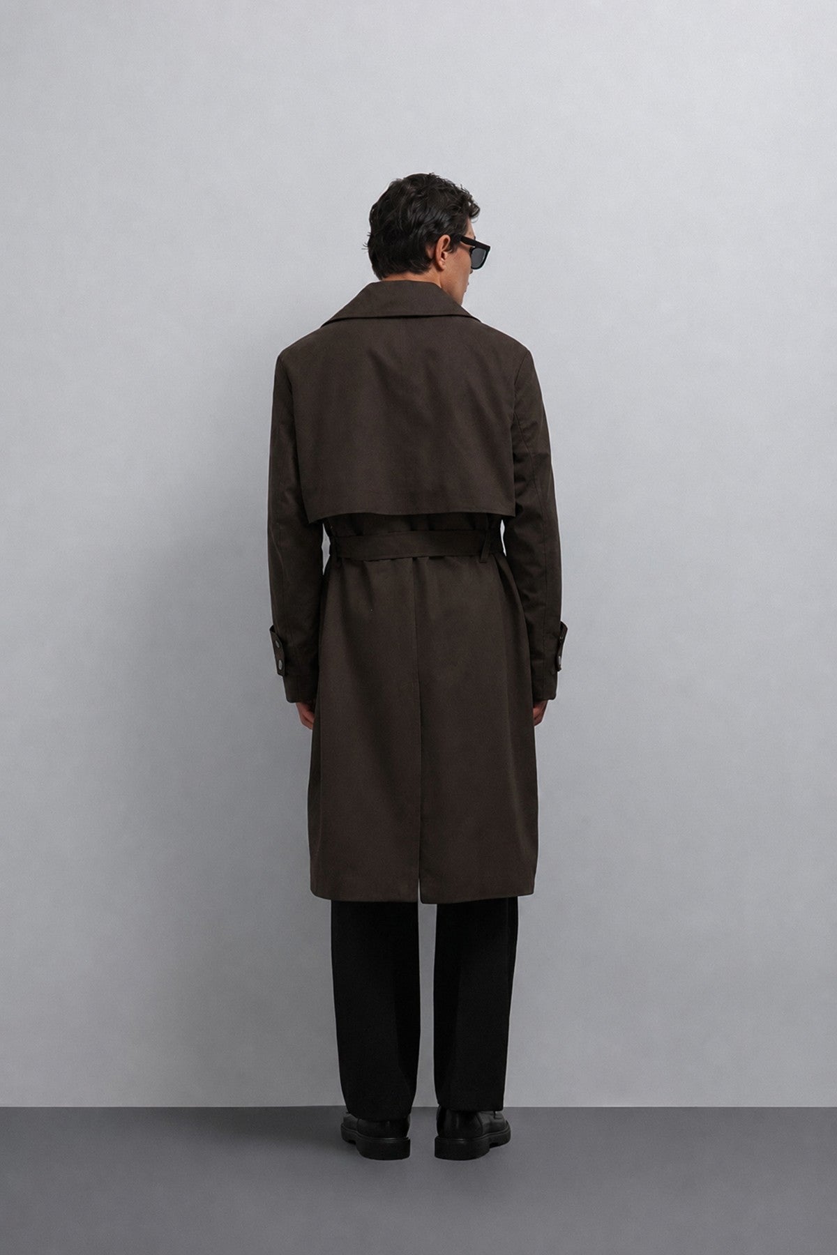 Relax Fit Men's Trench Coat