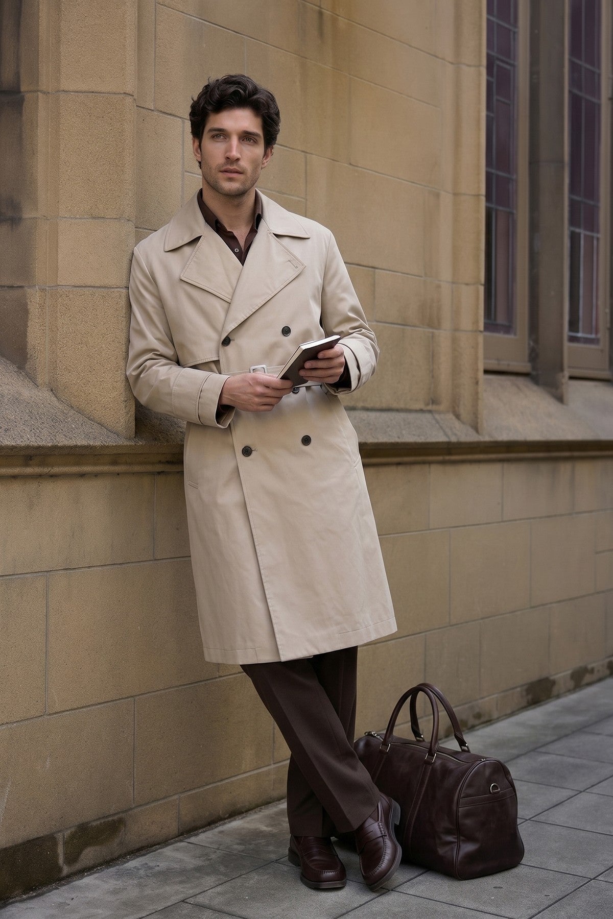Antioch Relax Fit Men's Trench Coat