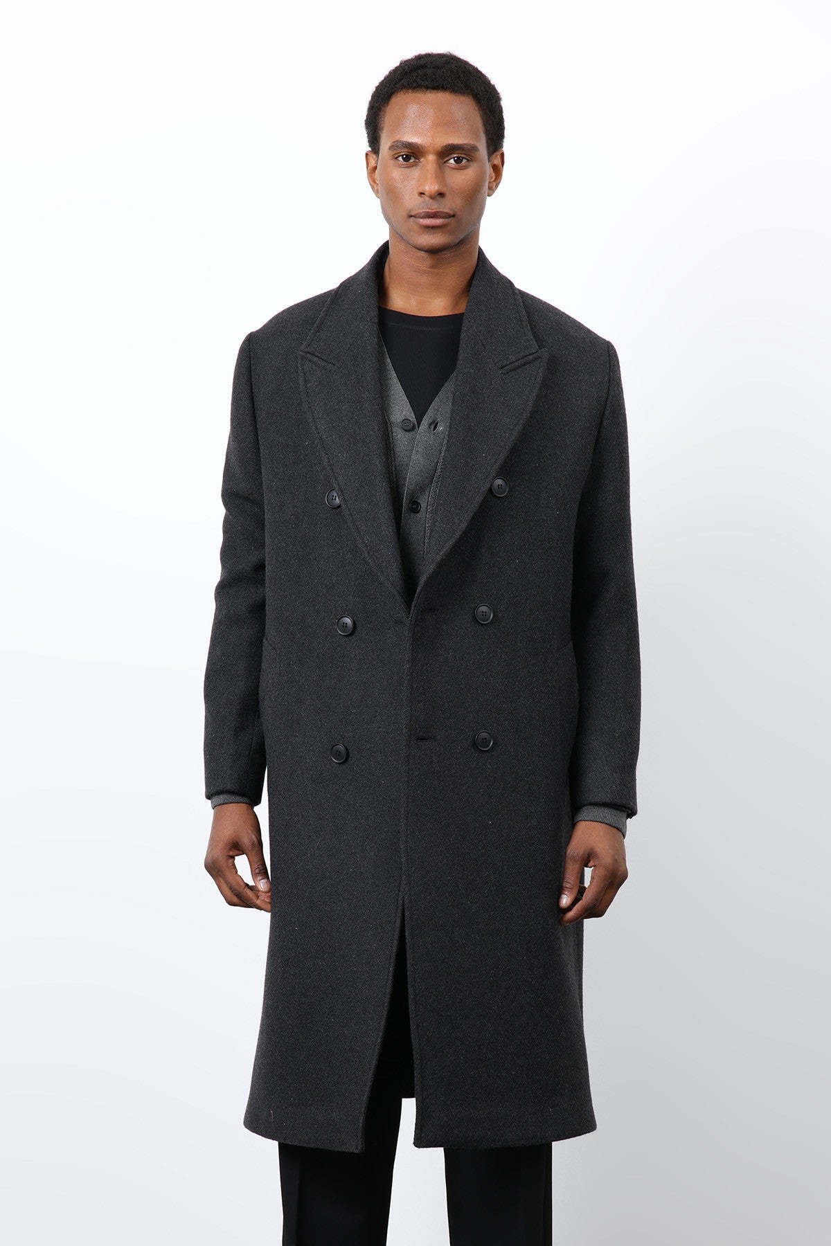 Antioch Wool-Blend Double-Breasted Men's Coat