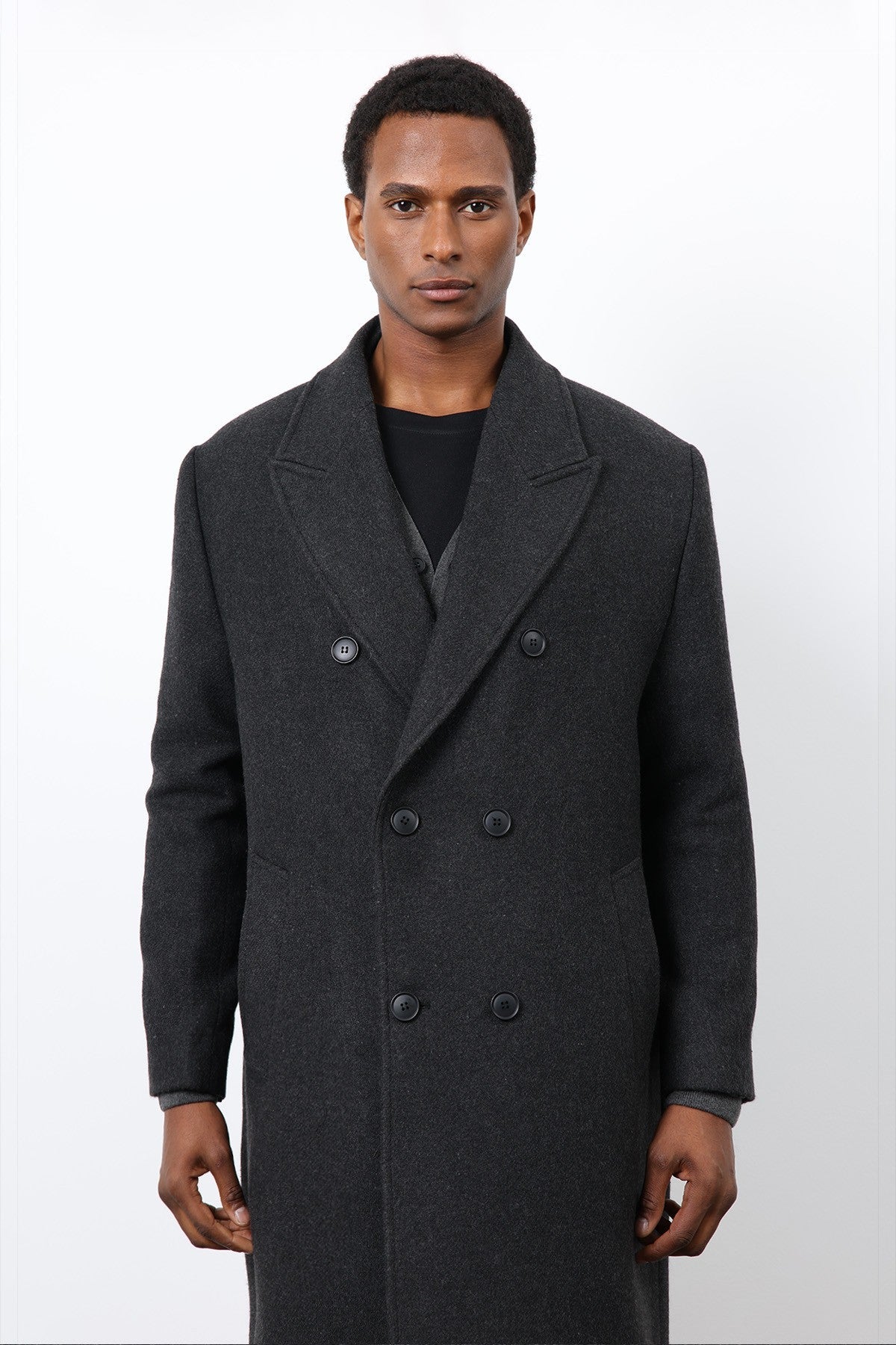 Antioch Wool-Blend Double-Breasted Men's Coat