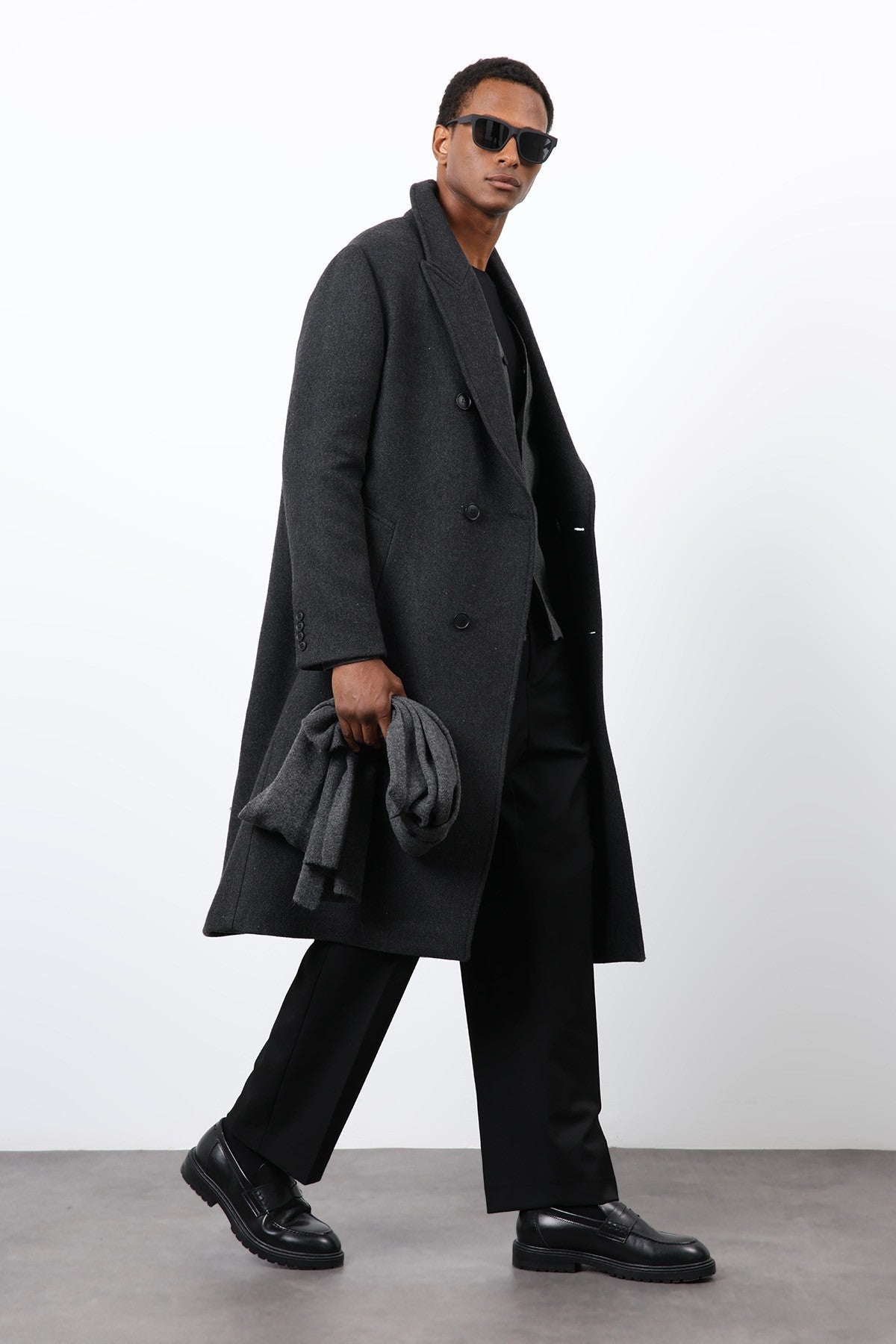 Antioch Wool-Blend Double-Breasted Men's Coat