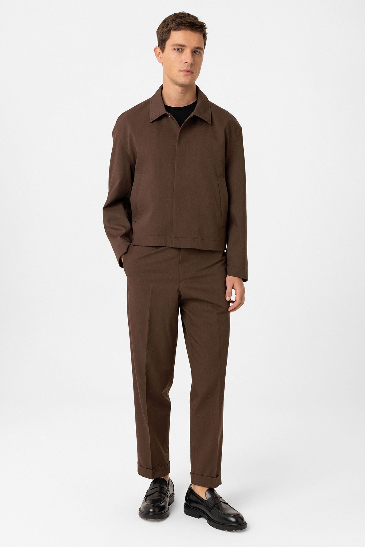 Antioch Hidden Button Seasonal Relaxed-Fit Men's Jacket