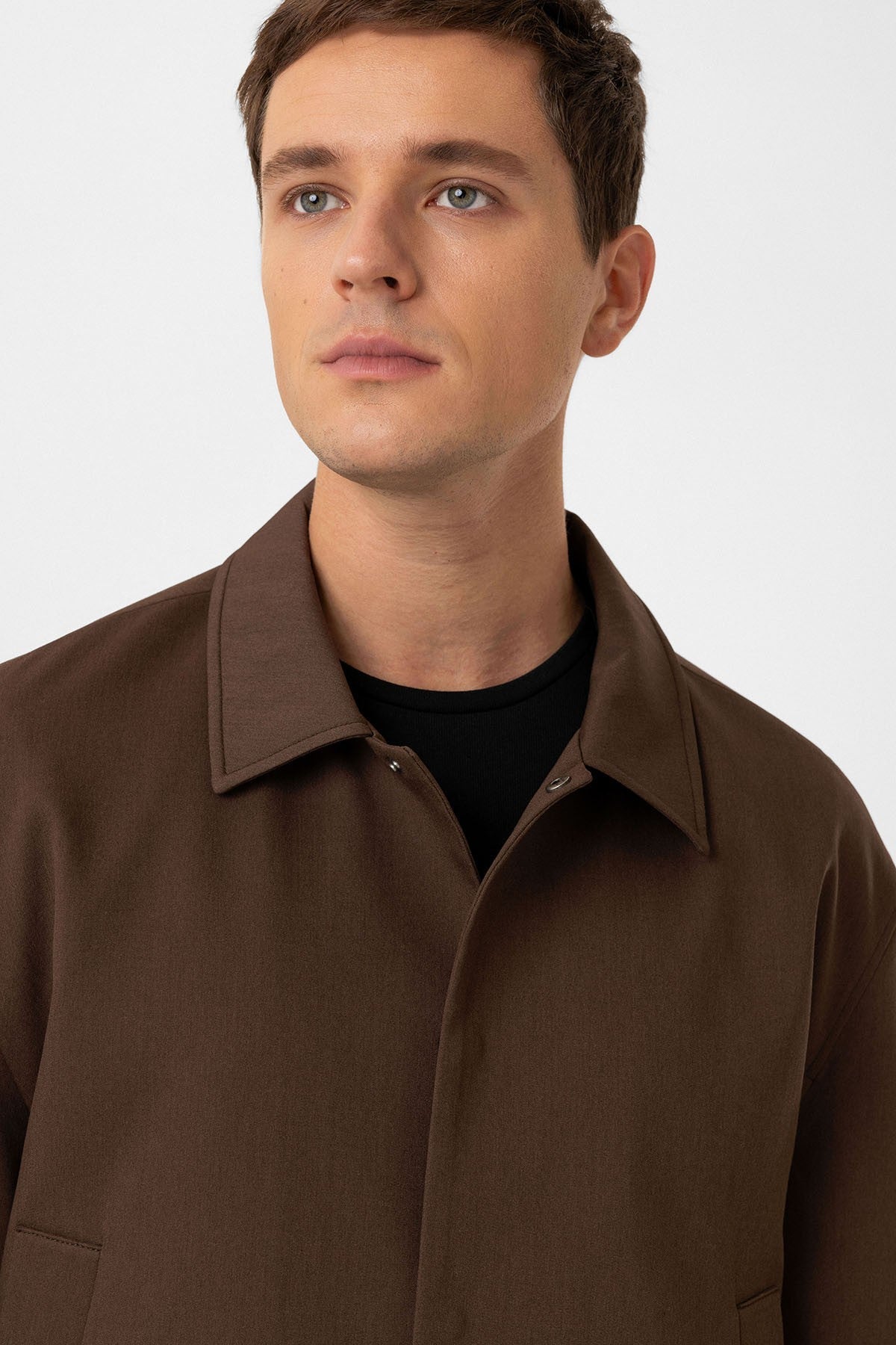 Antioch Hidden Button Seasonal Relaxed-Fit Men's Jacket