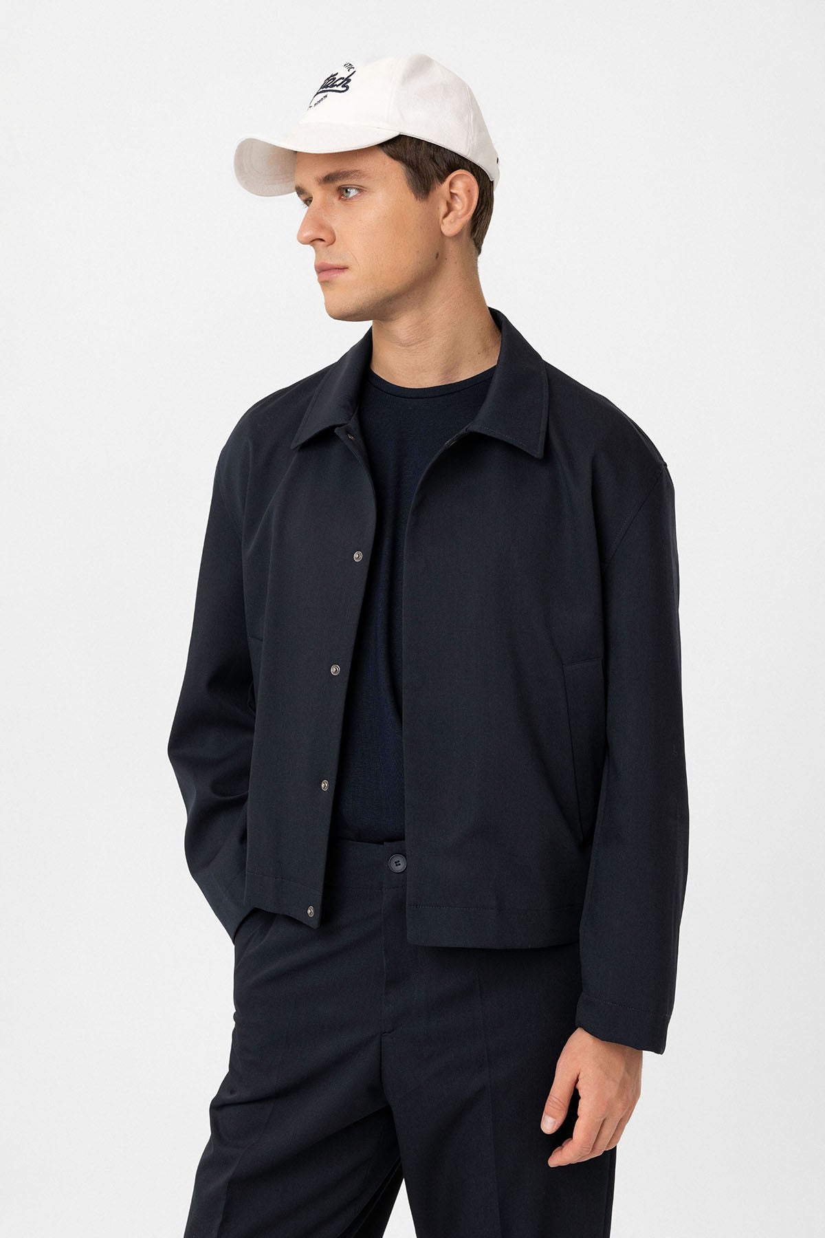 Antioch Hidden Button Seasonal Relaxed-Fit Men's Jacket
