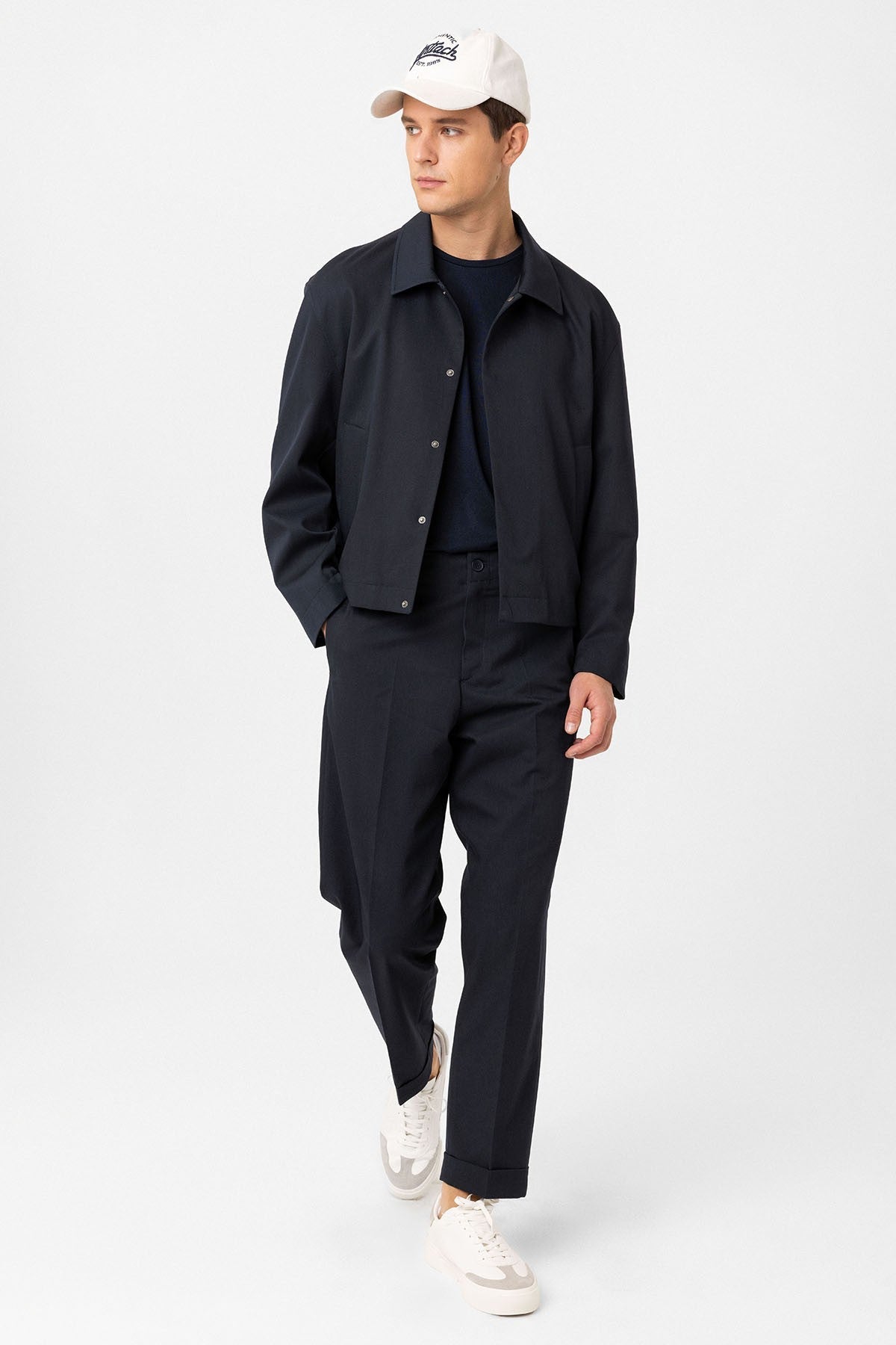 Antioch Hidden Button Seasonal Relaxed-Fit Men's Jacket