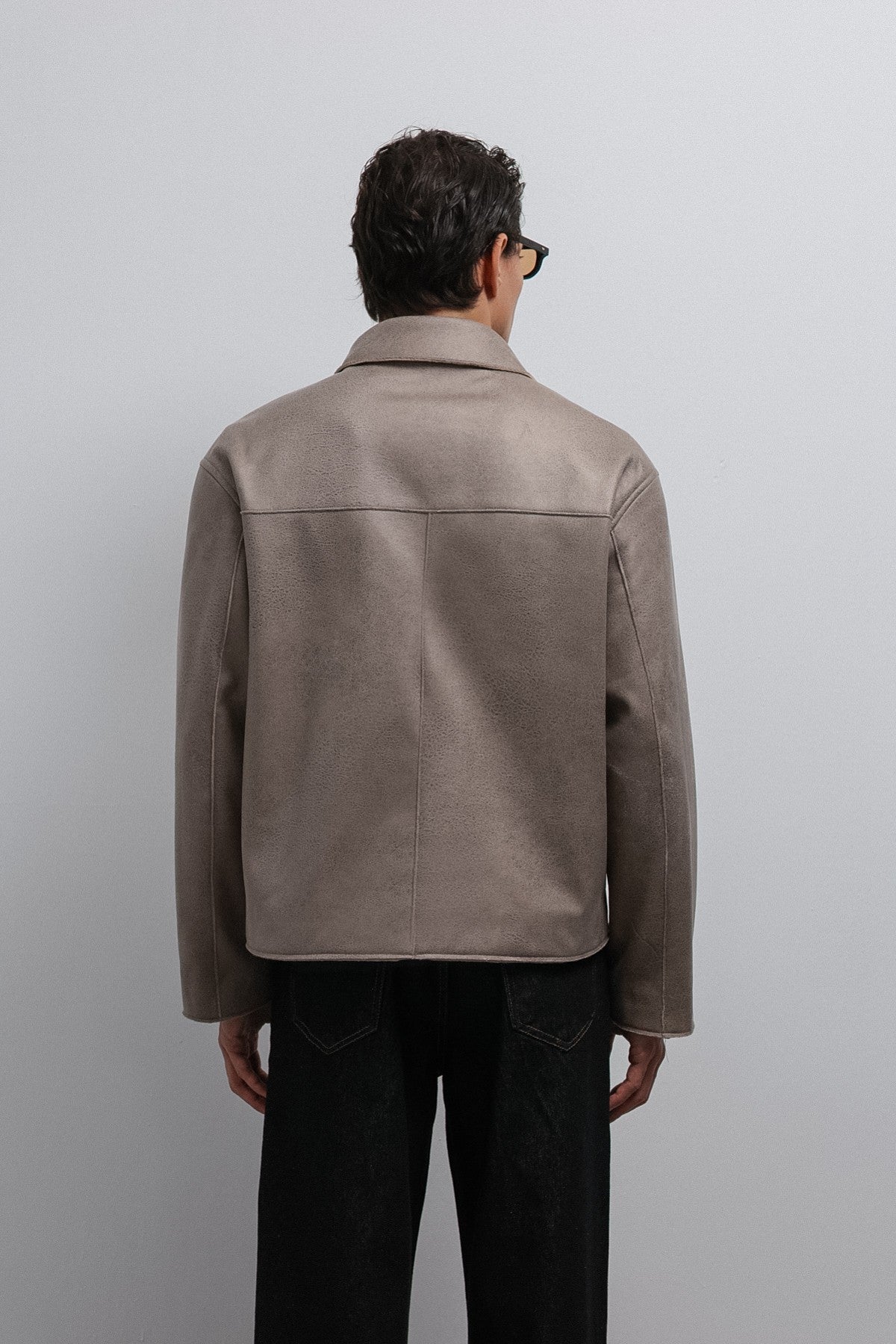 Antioch Relax Fit Synthetic Leather Men's Jacket