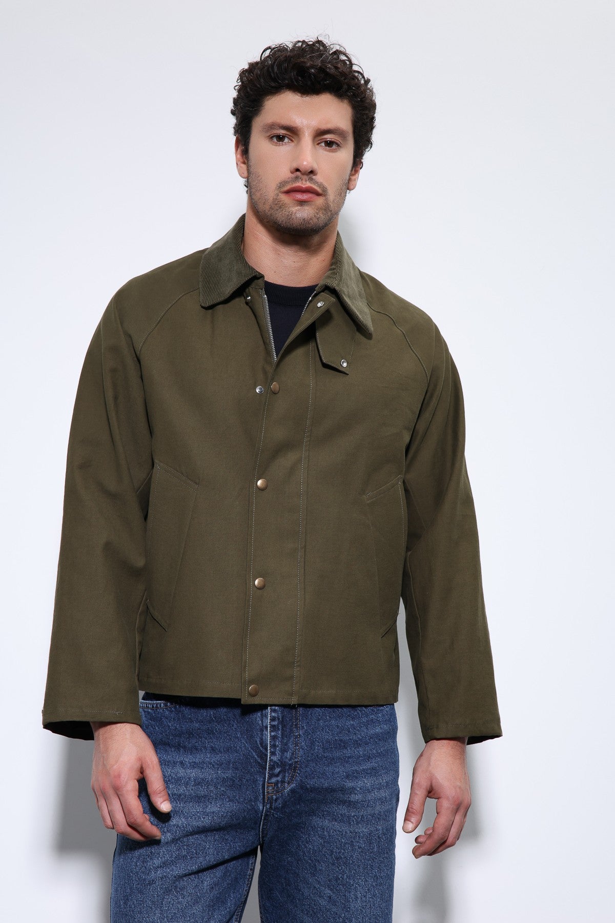 Antioch Contrast Collar Men's Jacket