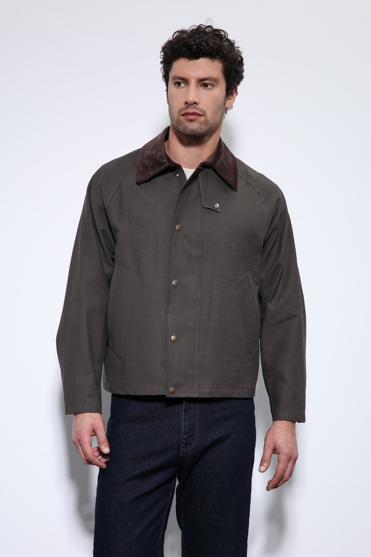 Antioch Contrast Collar Men's Jacket