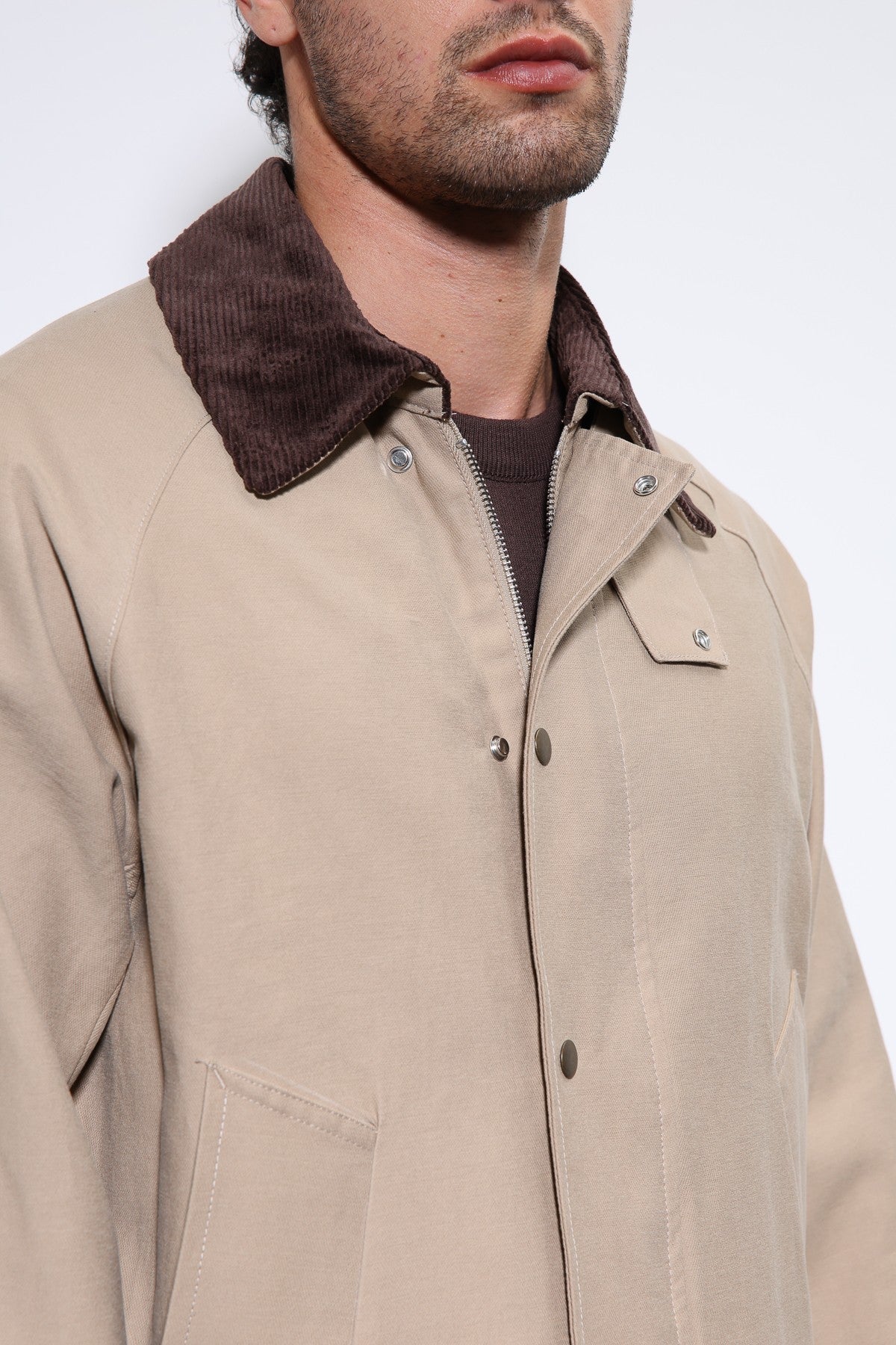 Antioch Contrast Collar Men's Jacket