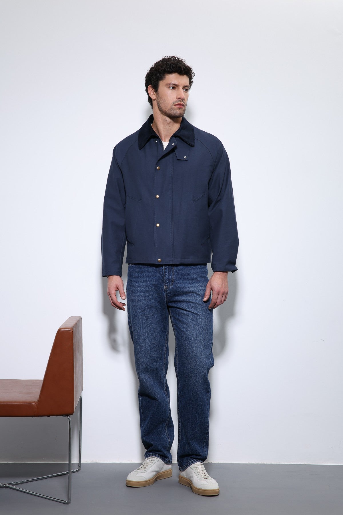 Antioch Contrast Collar Men's Jacket