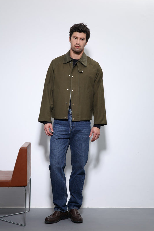 Antioch Contrast Collar Men's Jacket