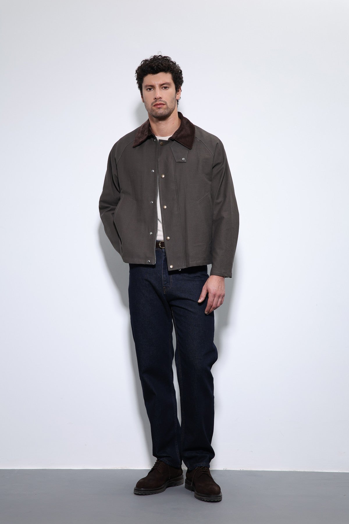 Antioch Contrast Collar Men's Jacket