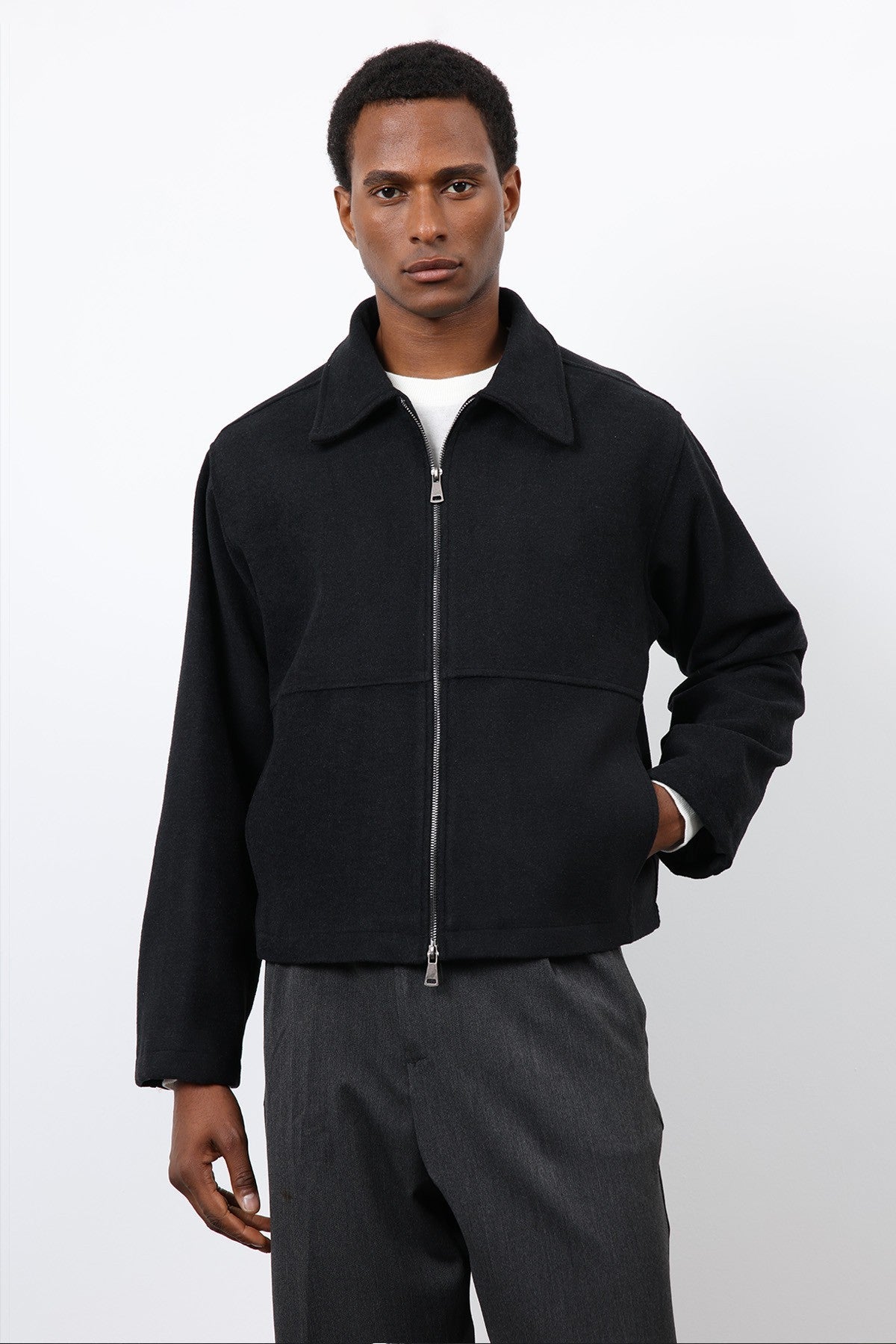 Antioch Regular Fit Textured Men's Jacket
