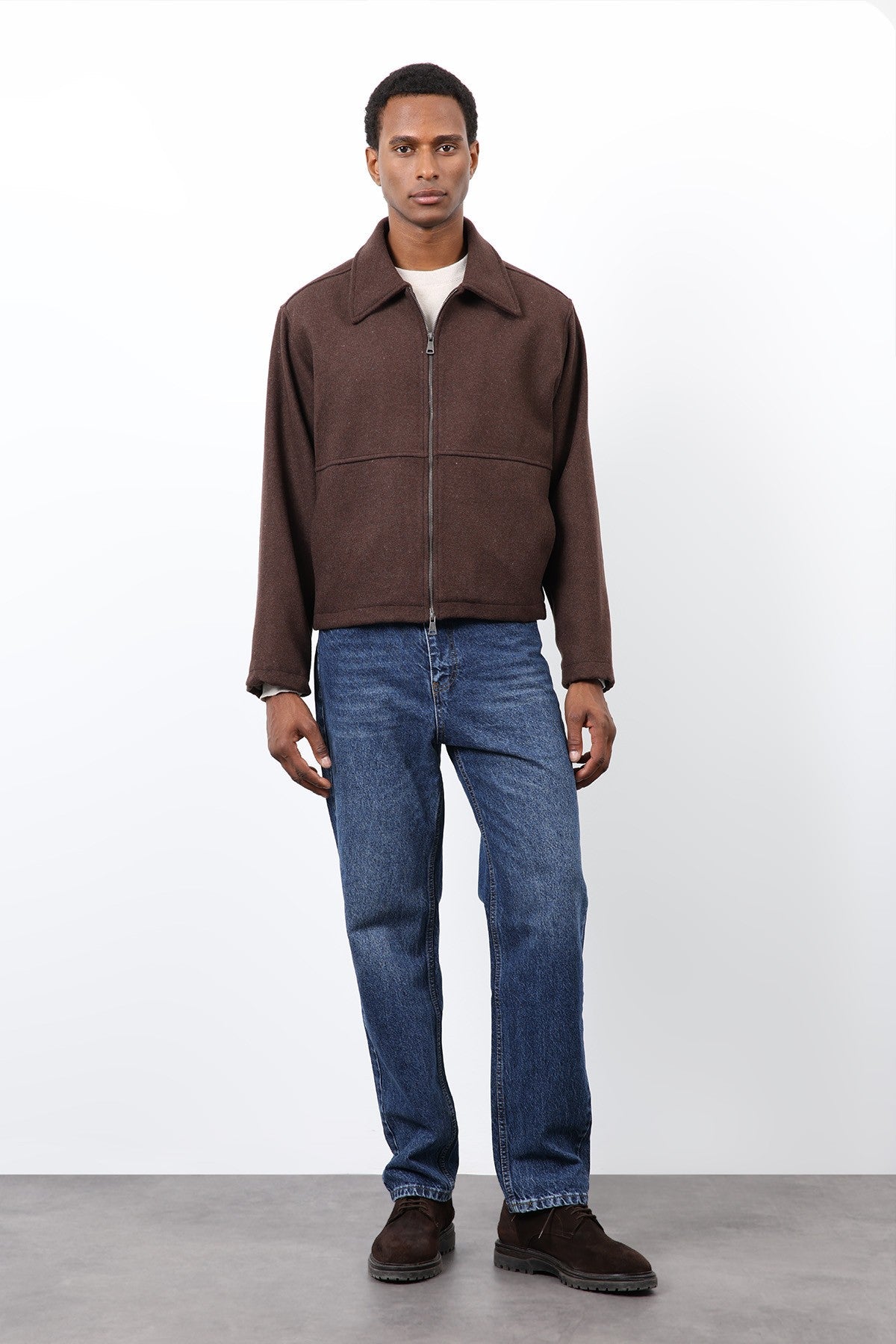 Antioch Regular Fit Textured Men's Jacket