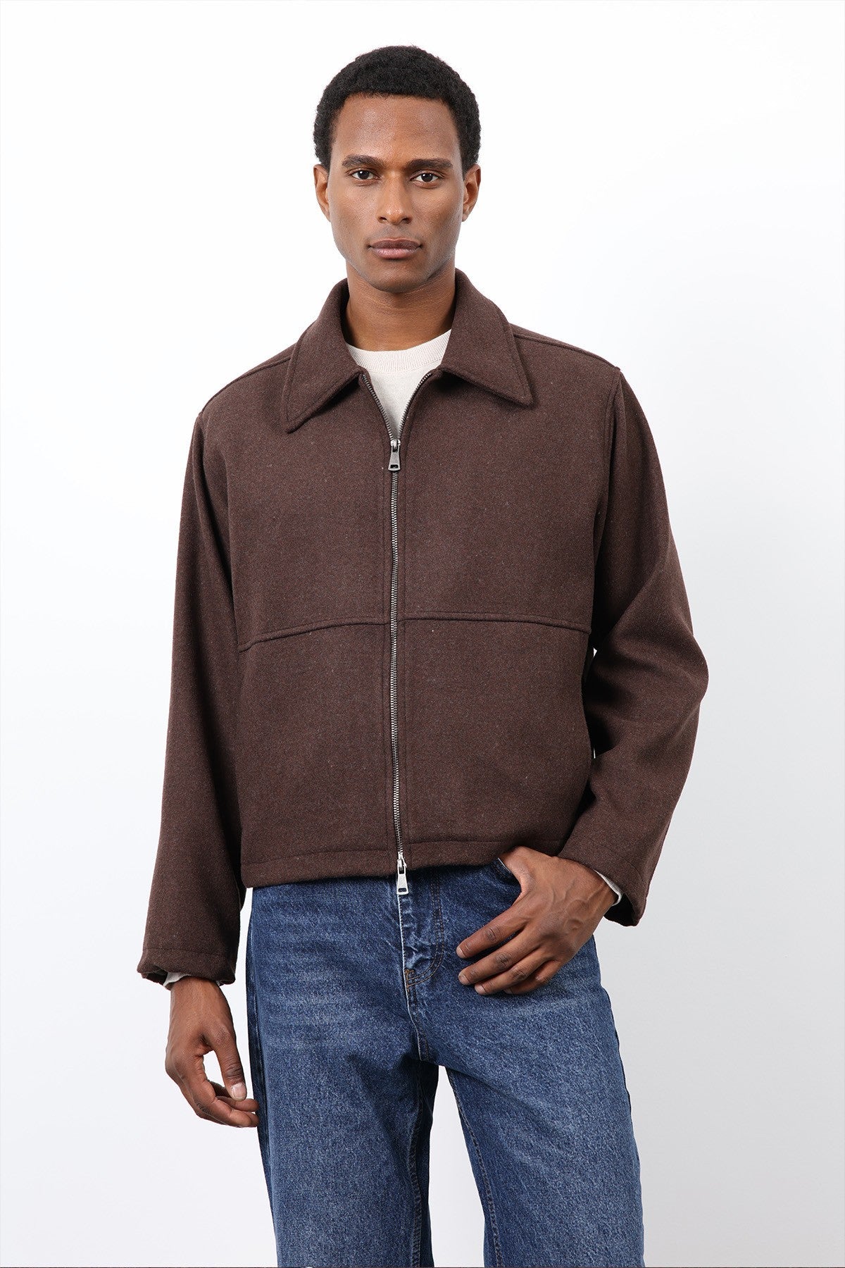 Antioch Regular Fit Textured Men's Jacket